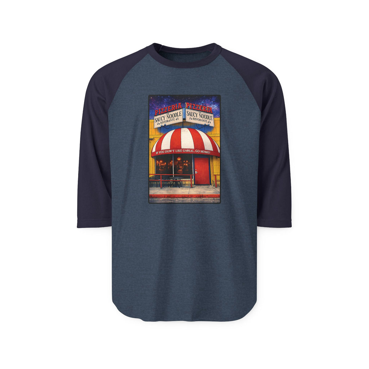 SAUCY NOODLE | Retro Baseball Tee