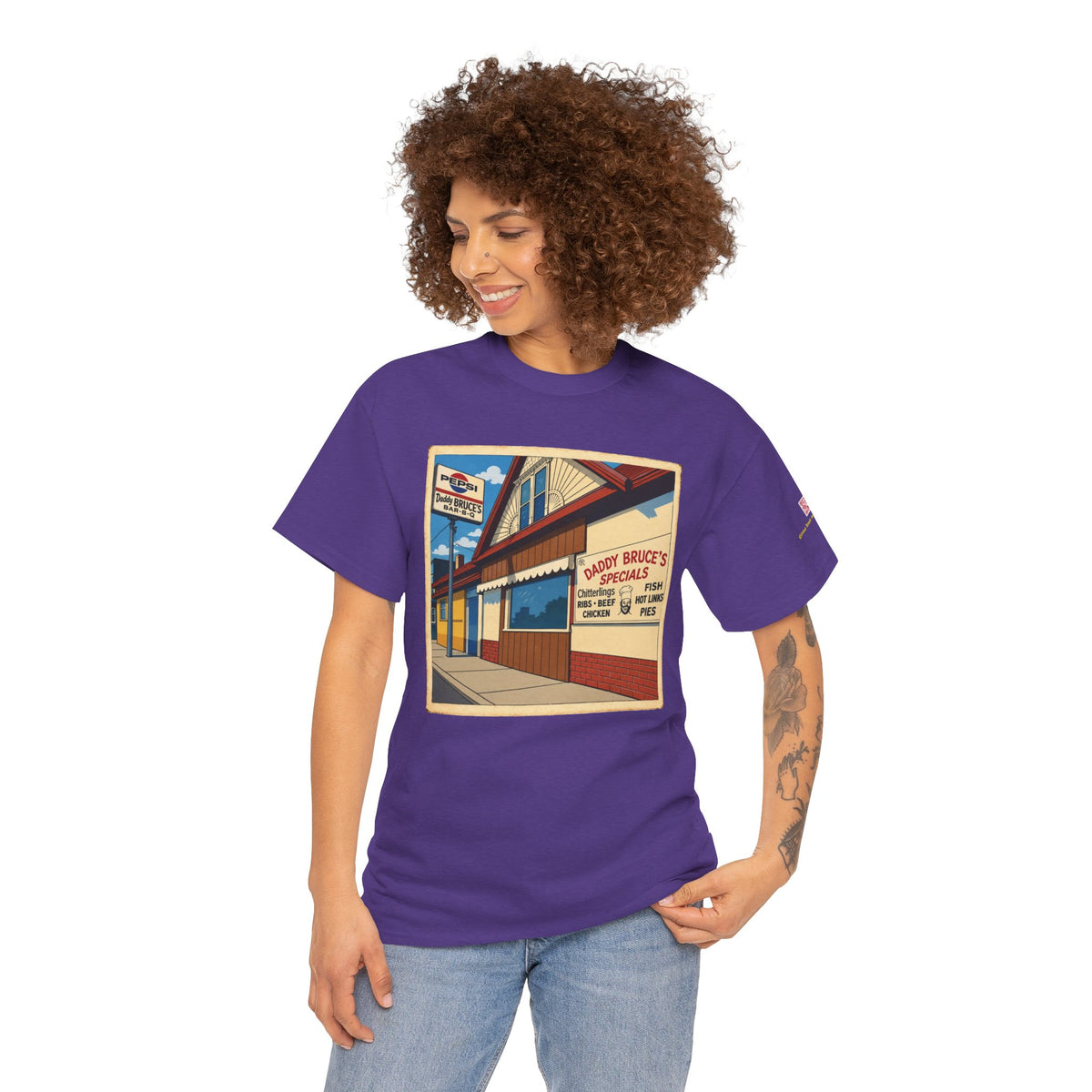 Daddy Bruce's BBQ - vintage Metro Denver gear