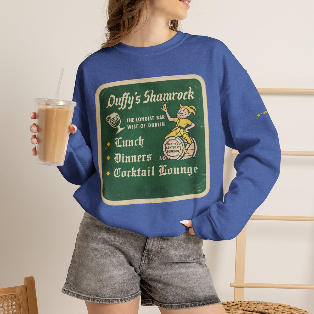 Duffys Shamrock Lounge old skool coaster | Native303 Sweatshirt