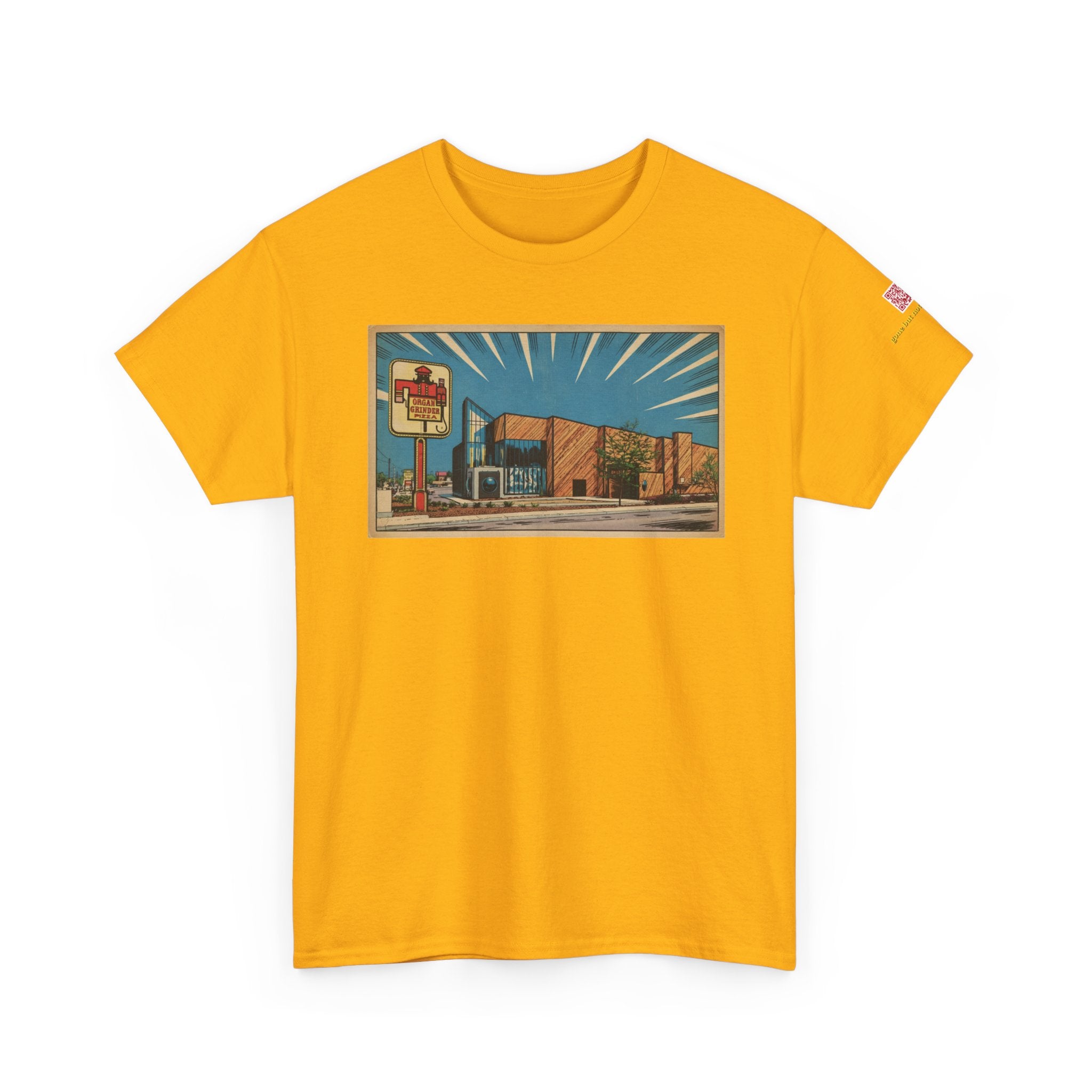 Organ Grinder comic style - vintage Denver gear
