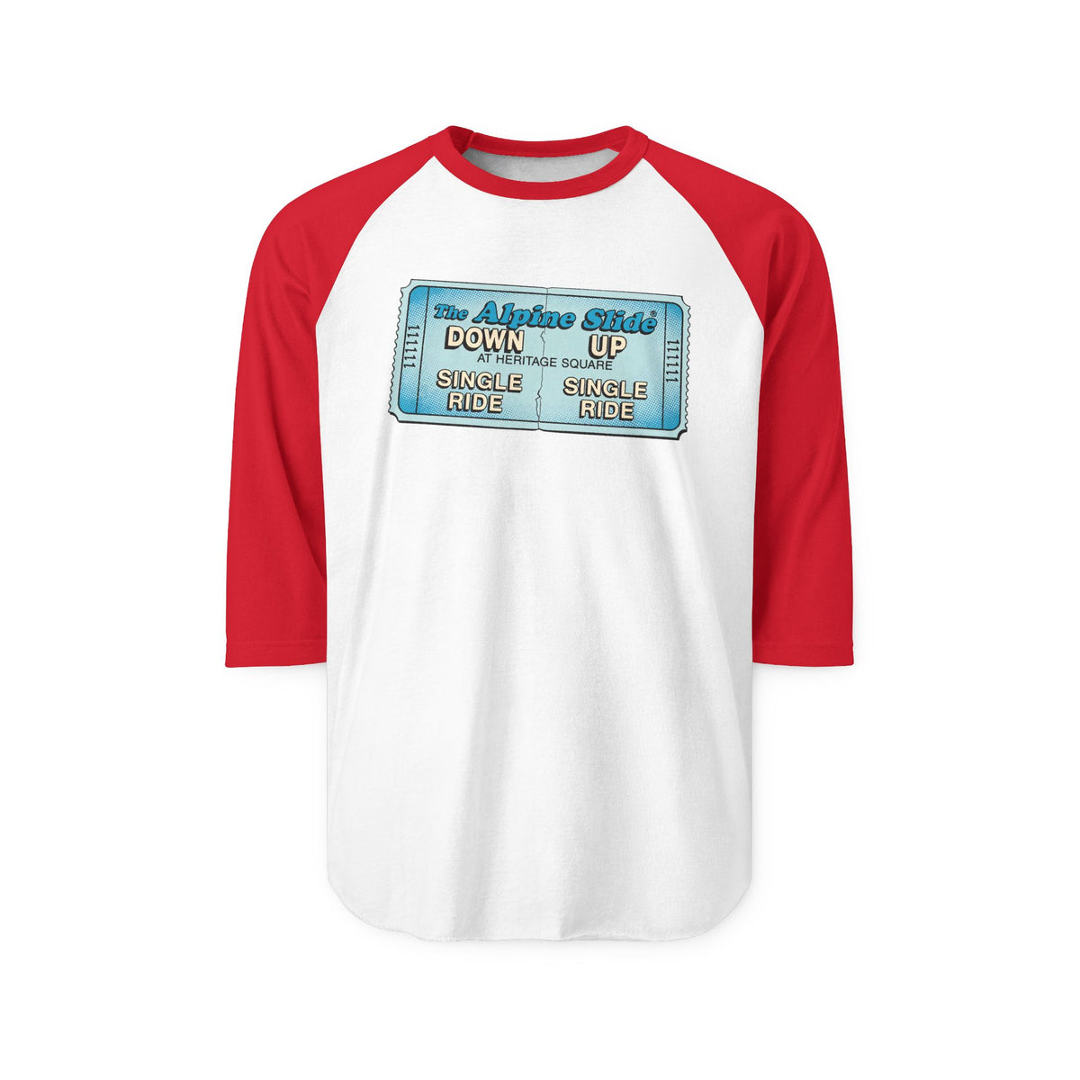Alpine Slide at Heritage Square | Retro Baseball Tee