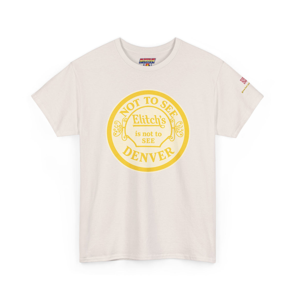 Elitch Gardens YELLOW - vintage Denver gear