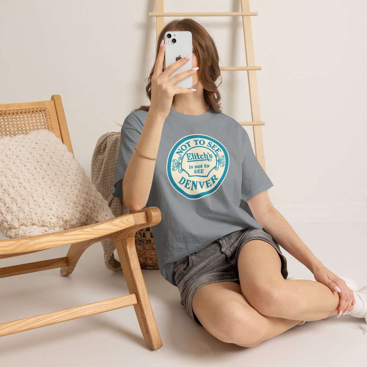 Elitch Gardens TURQUOISE- vintage Denver gear