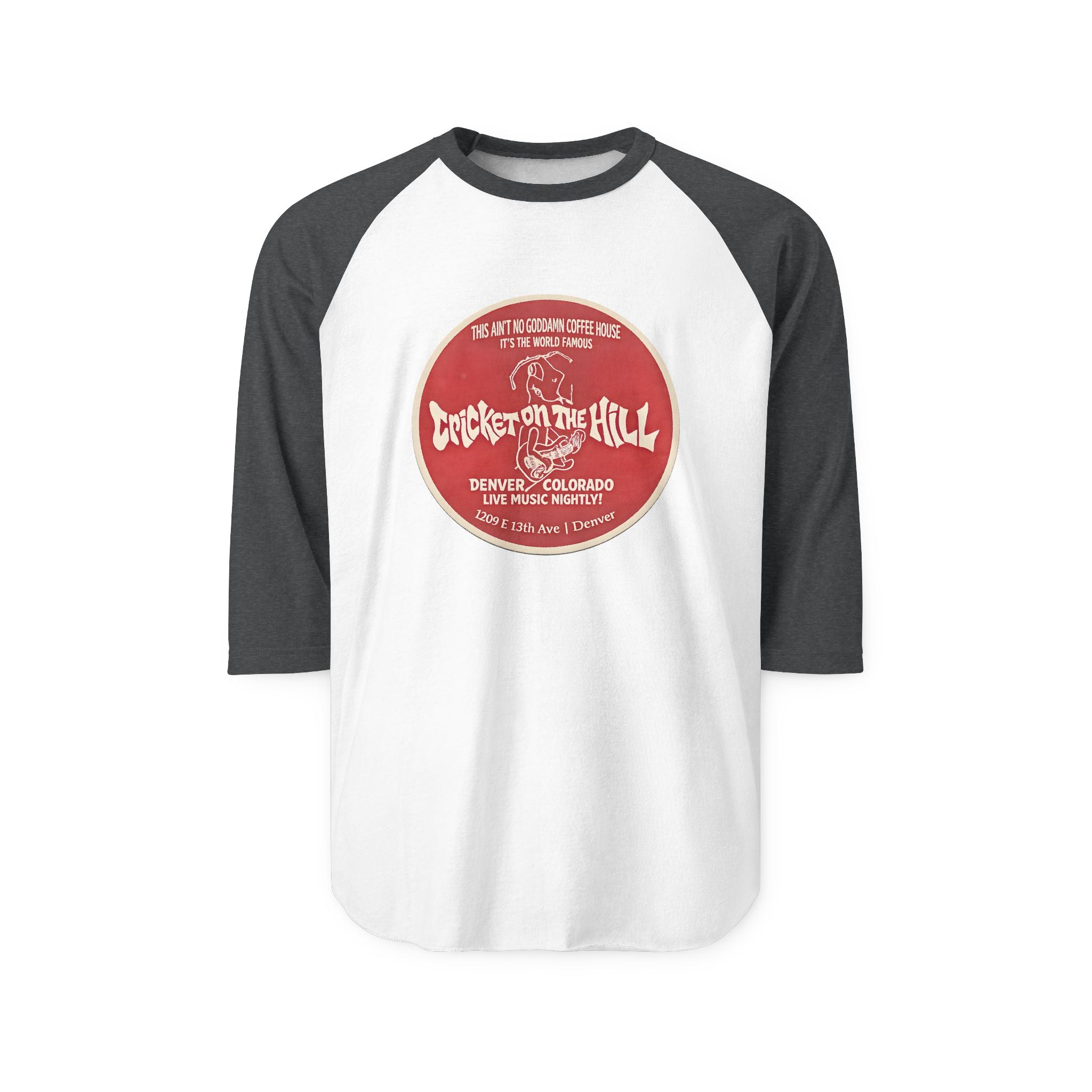 CRICKET ON THE HILL | Retro Baseball Tee