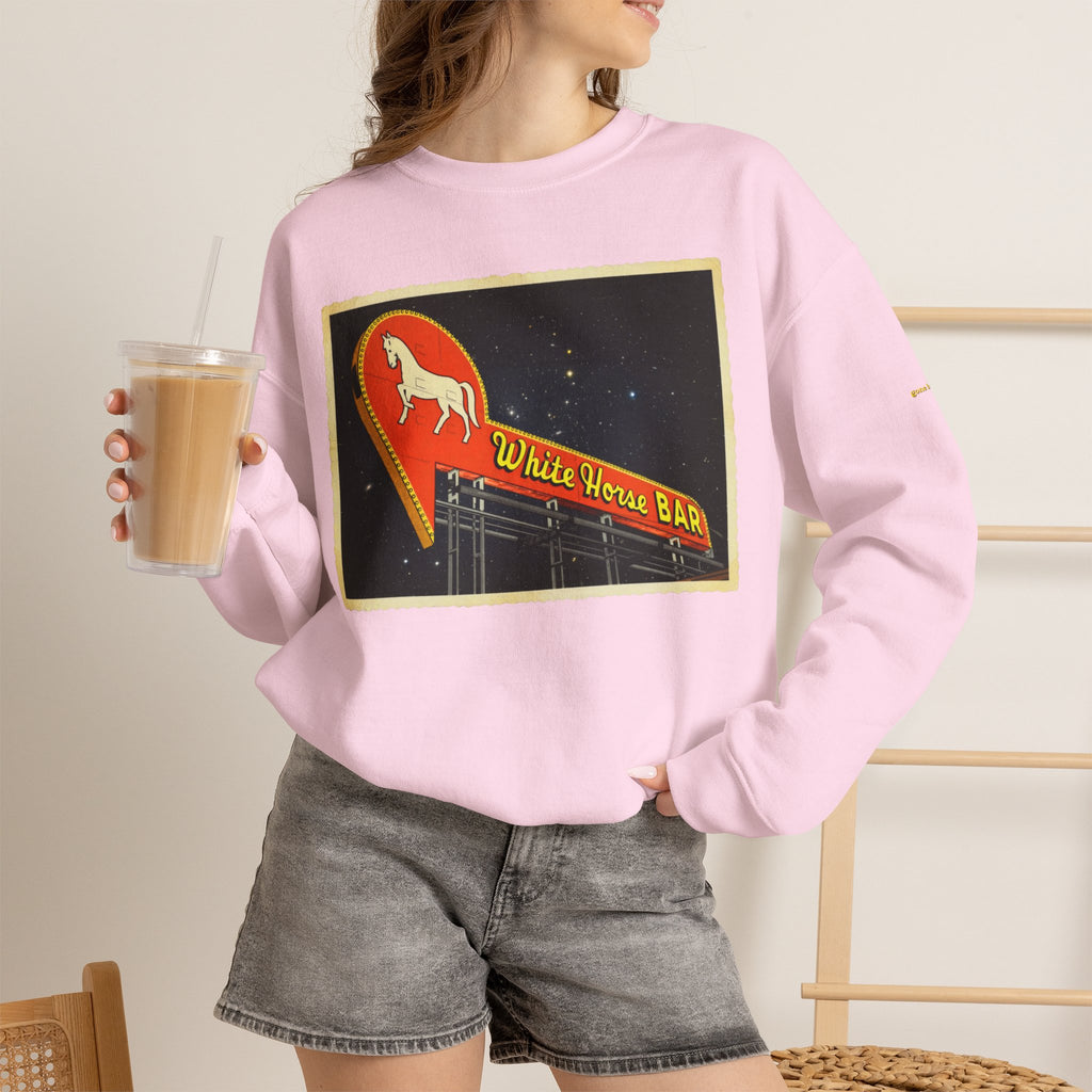 White Horse Bar sign | Native303 Sweatshirt
