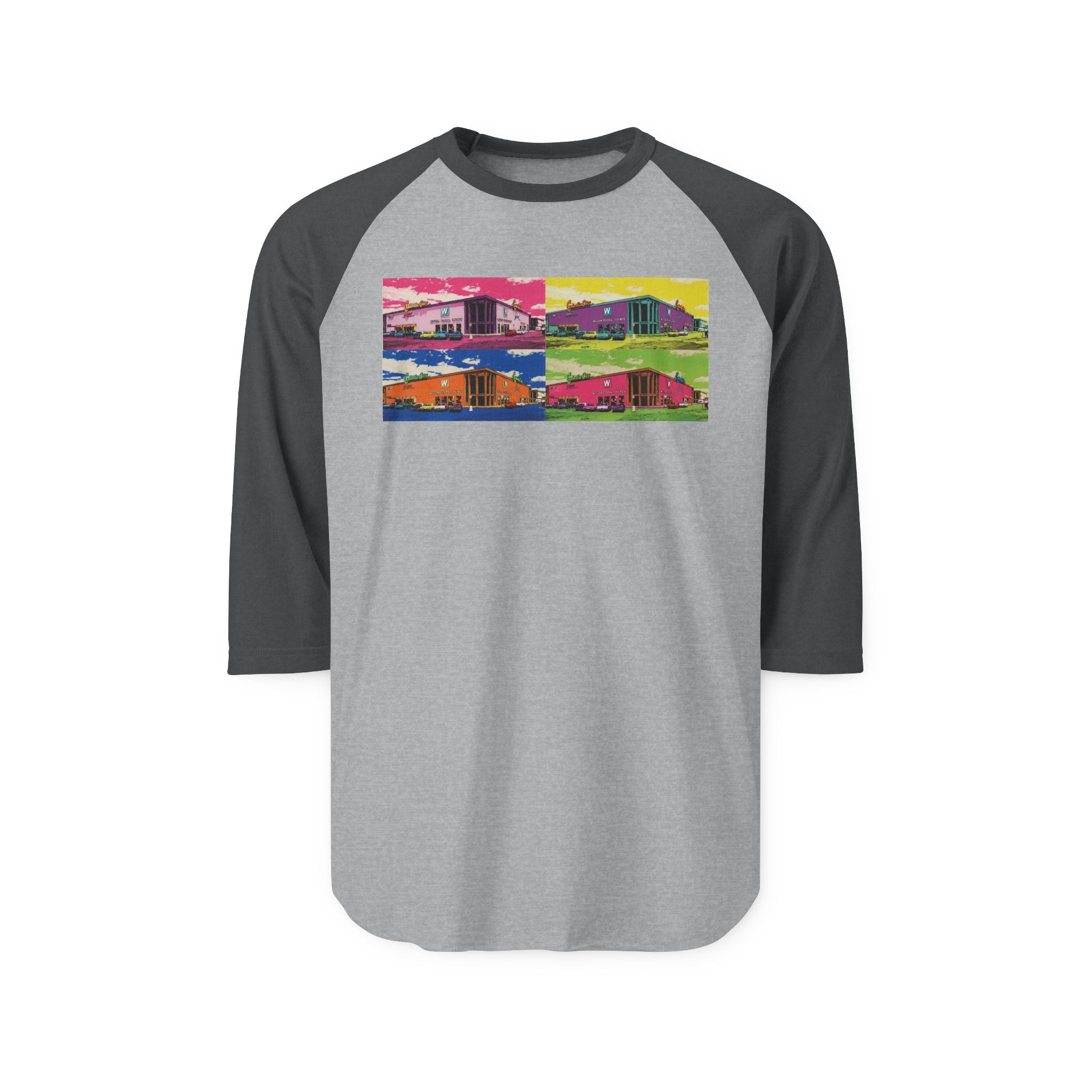 CINDERELLA CITY MALL COLLAGE | Retro Baseball Tee