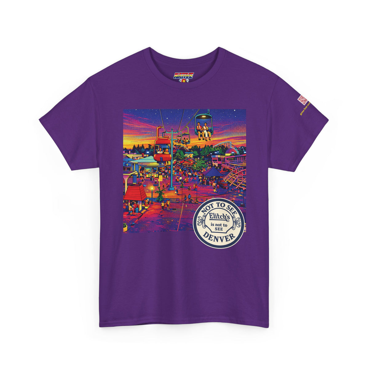 Elitchs neon pop art - vintage Denver gear