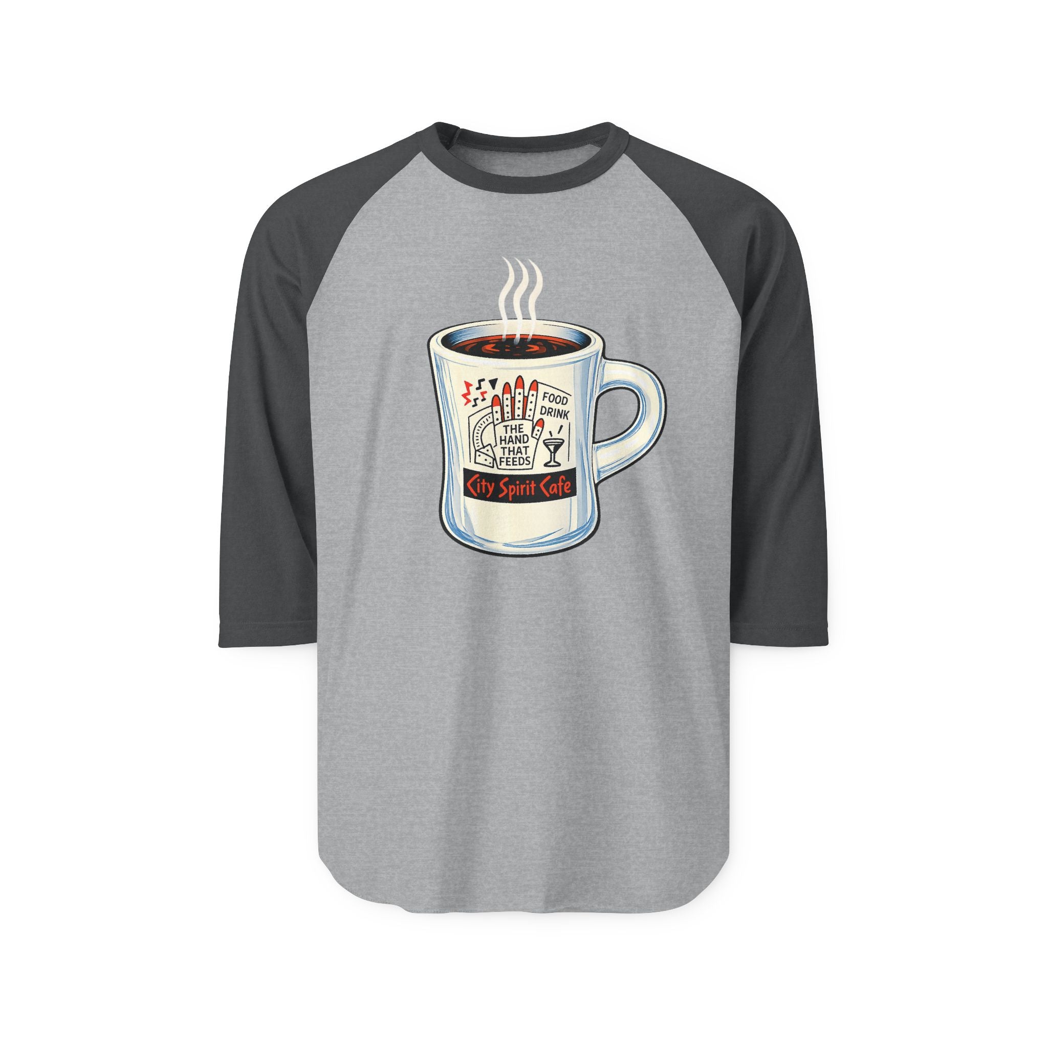 CITY SPIRIT CAFE | Retro Baseball Tee