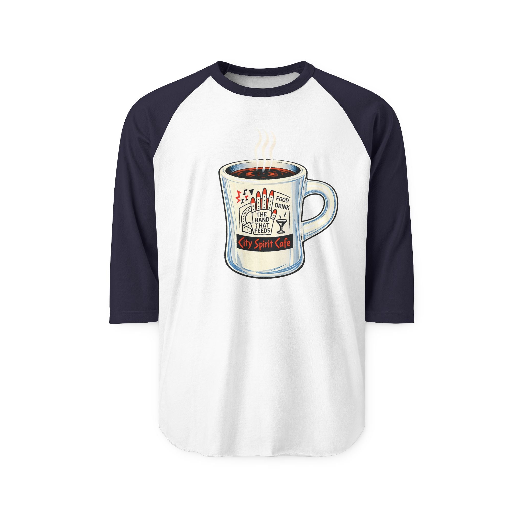 CITY SPIRIT CAFE | Retro Baseball Tee