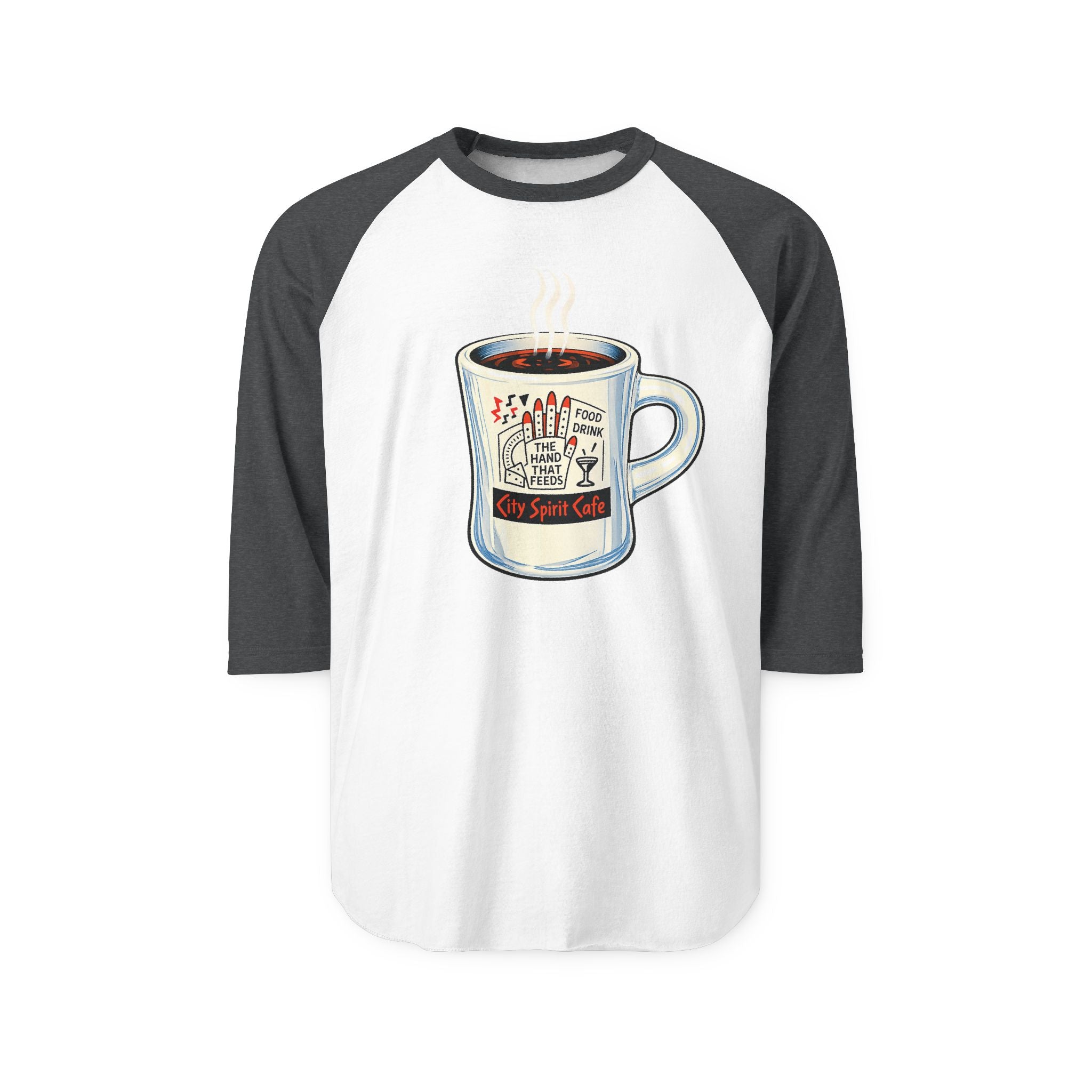 CITY SPIRIT CAFE | Retro Baseball Tee