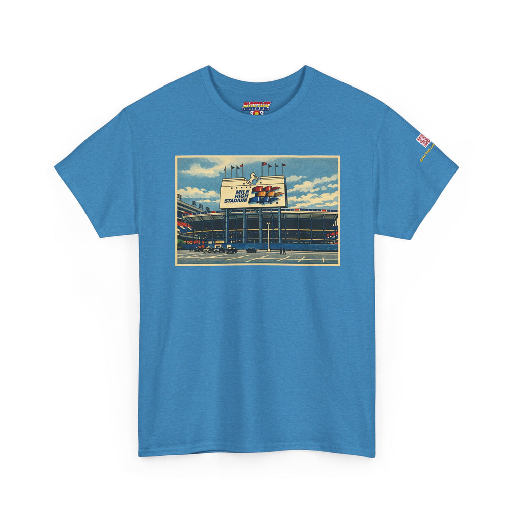 Mile High Stadium - retro pop-art imagining - vintage Denver gear