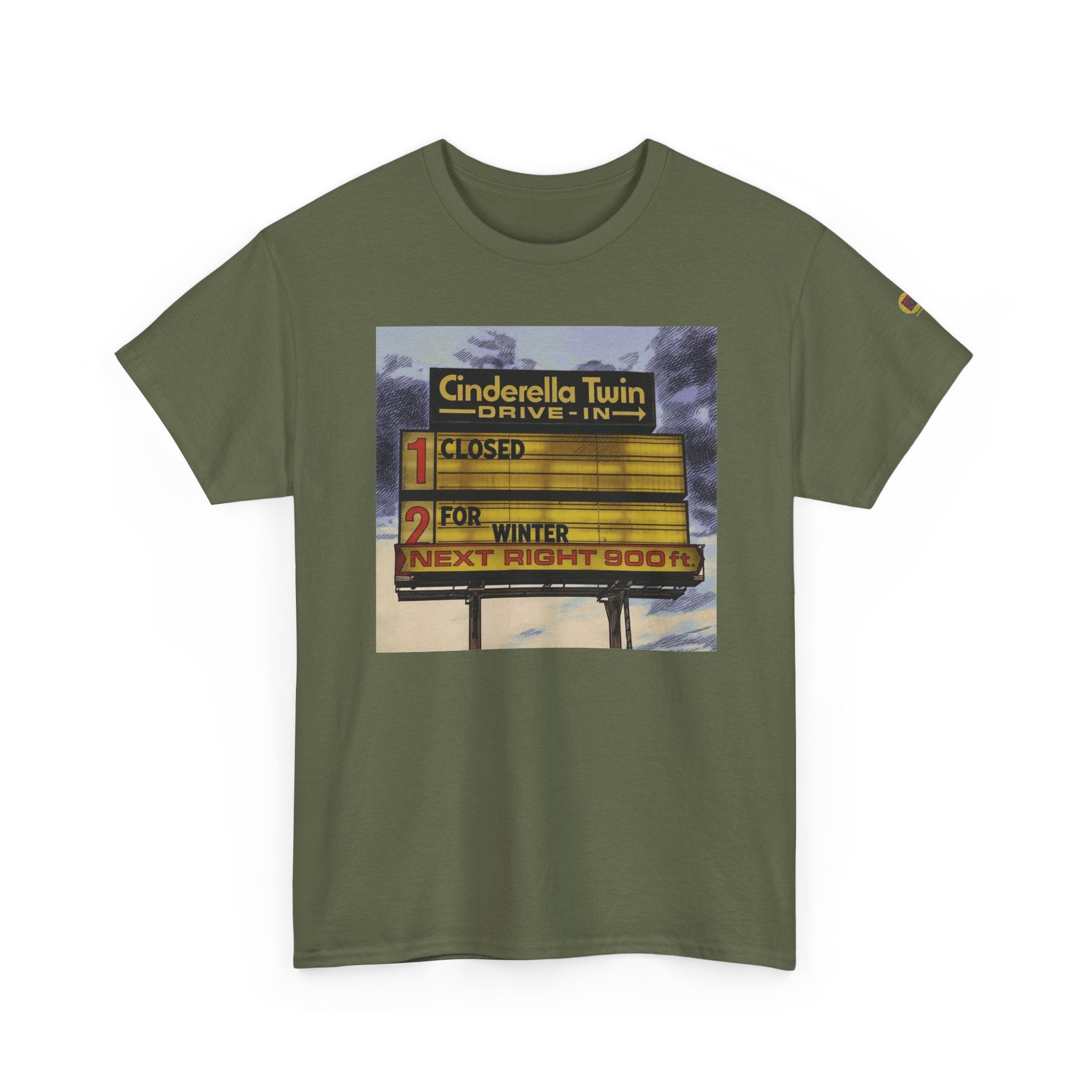 Cinderella Twin Drive In night sky - vintage Denver gear