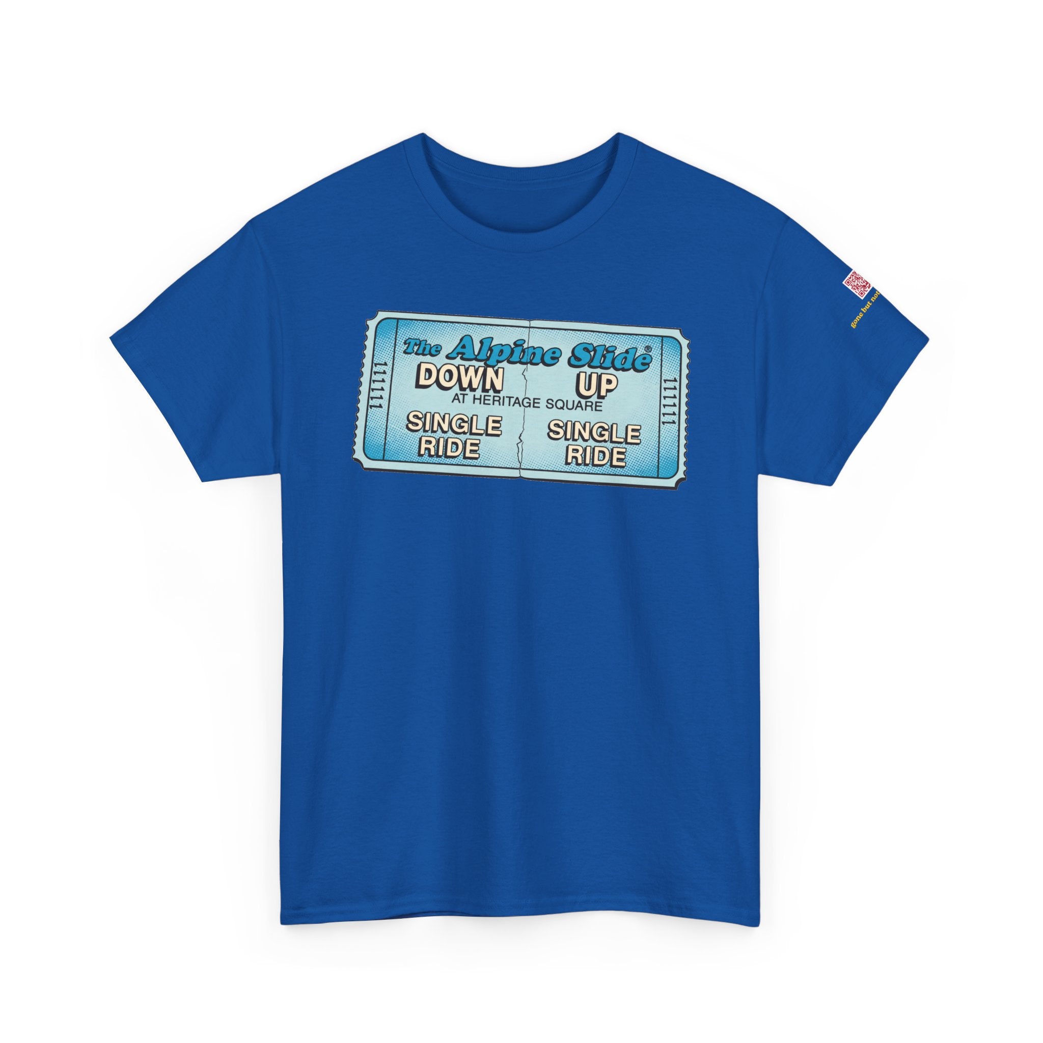 Alpine Slide comic style design- vintage Denver gear