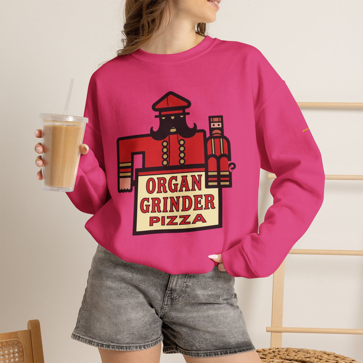 Organ Grinder - comics style | Native303 Sweatshirt