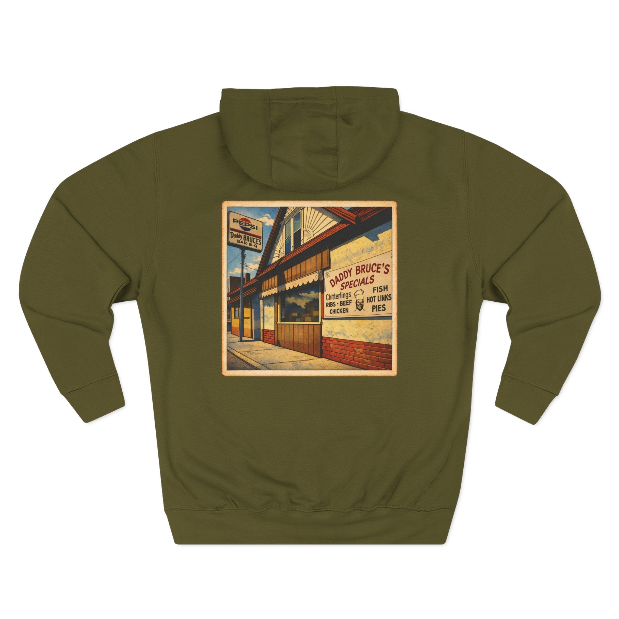 DADDY BRUCE'S BAR B Q - Denver Hoodie