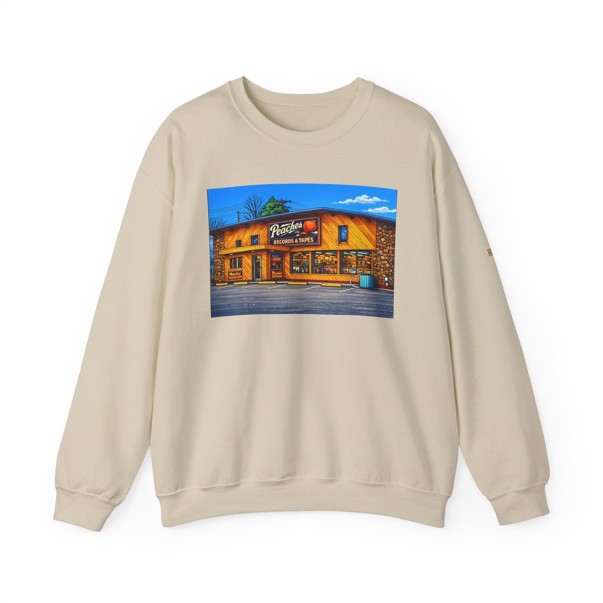 Peaches Records and Tapes (comic style)| Native303 Sweatshirt