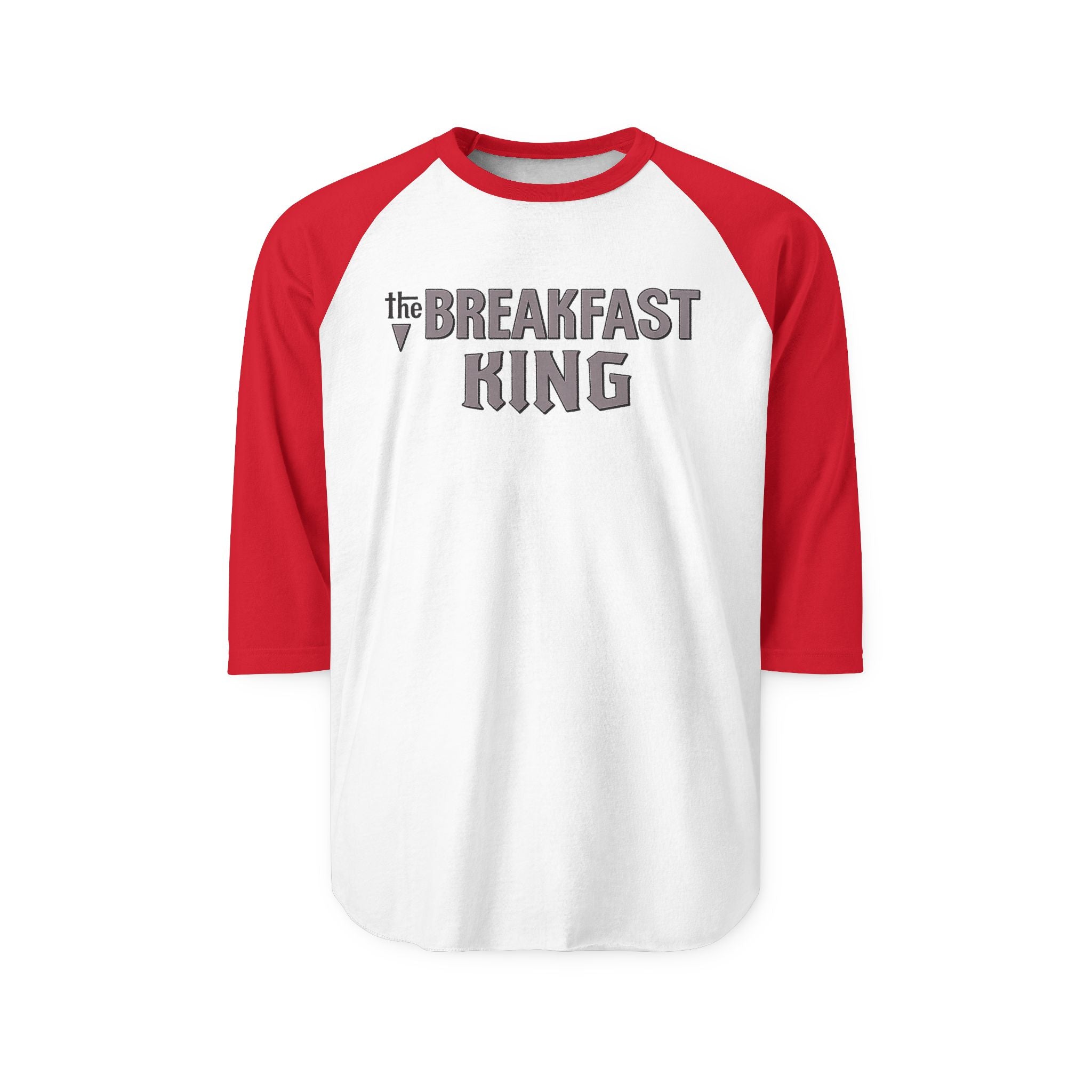 BREAKFAST KING | Retro Baseball Tee