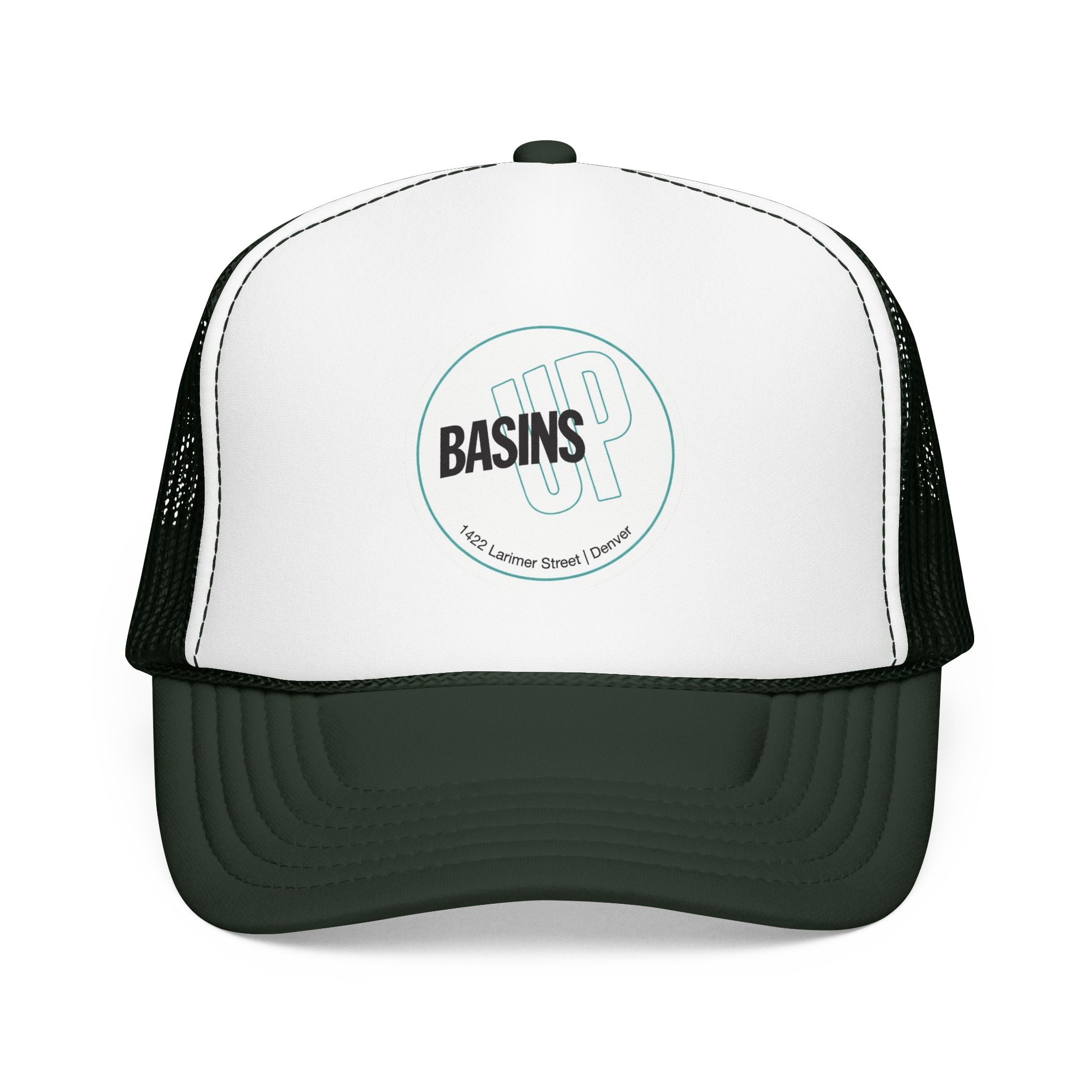 Basin's Up Trucker Hat — Vintage Sailboat Foam Cap