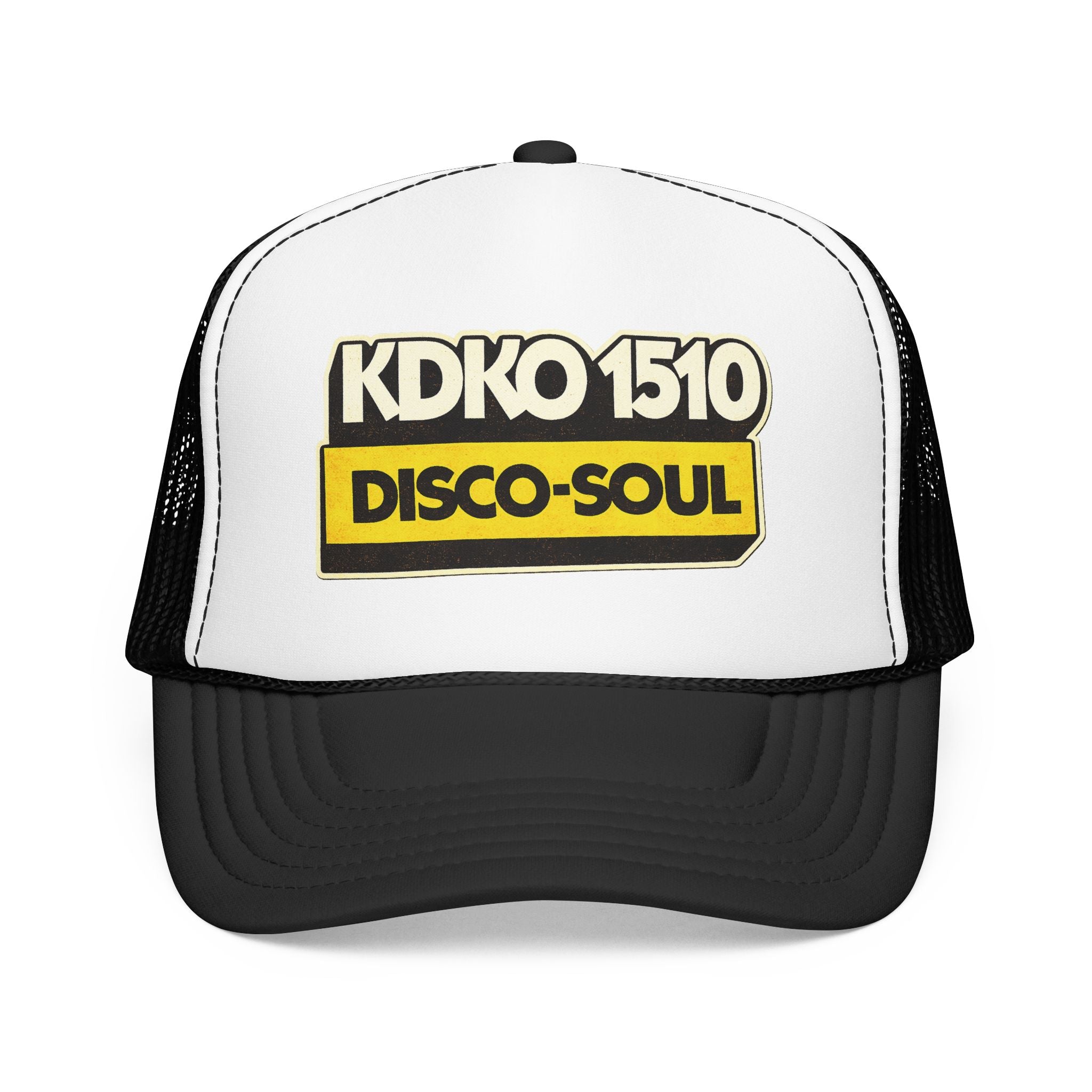 1510 AM KDKO Trucker Hat — Vintage Sailboat Foam Cap