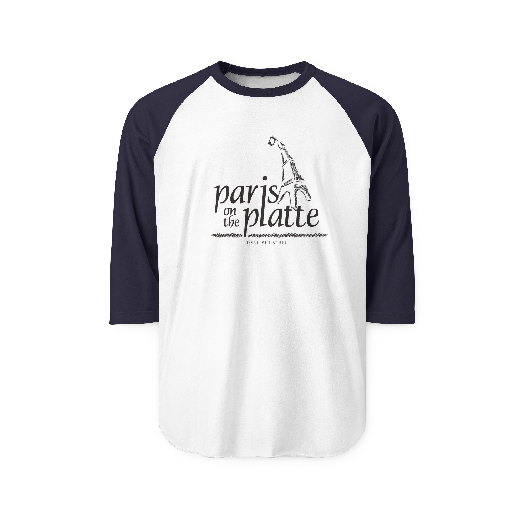 PARIS ON THE PLATTE | Retro Baseball Tee