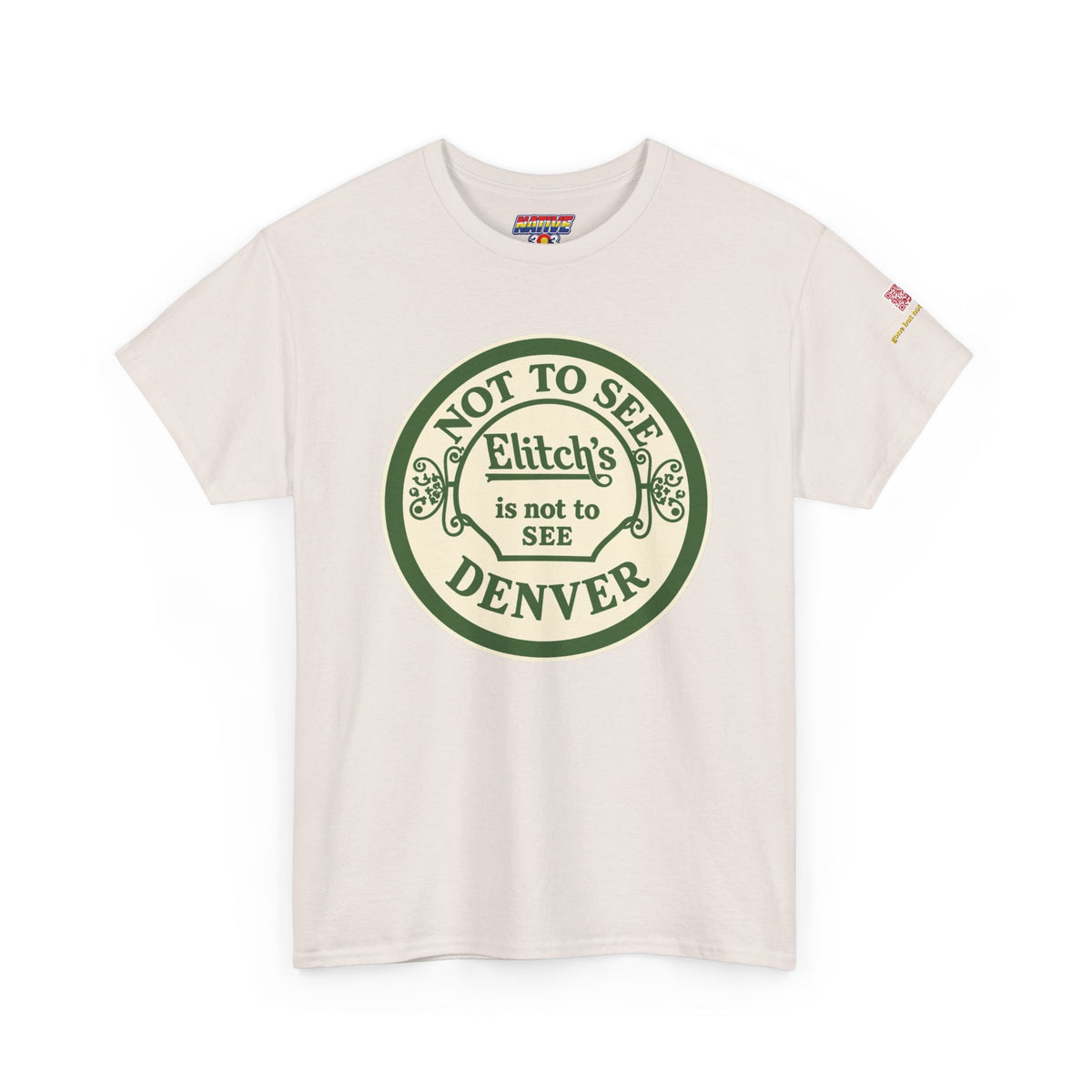 Elitch Gardens GREEN - vintage Denver gear