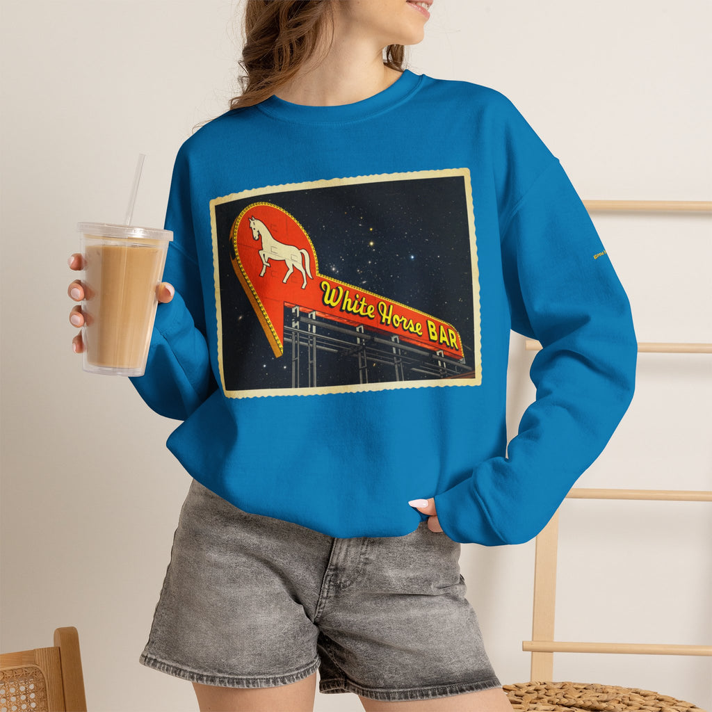White Horse Bar sign | Native303 Sweatshirt