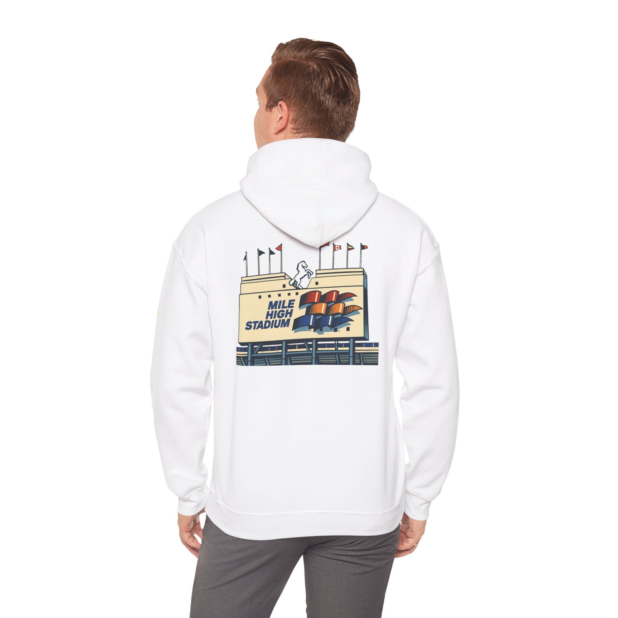 MILE HIGH STADIUM | Unisex Heavy Blend™ Hooded Sweatshirt