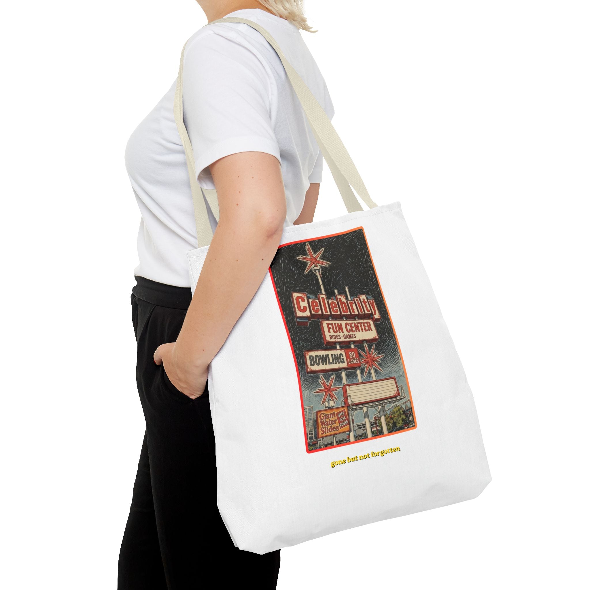 Celebrity Fun Center (pencil drawing) Tote