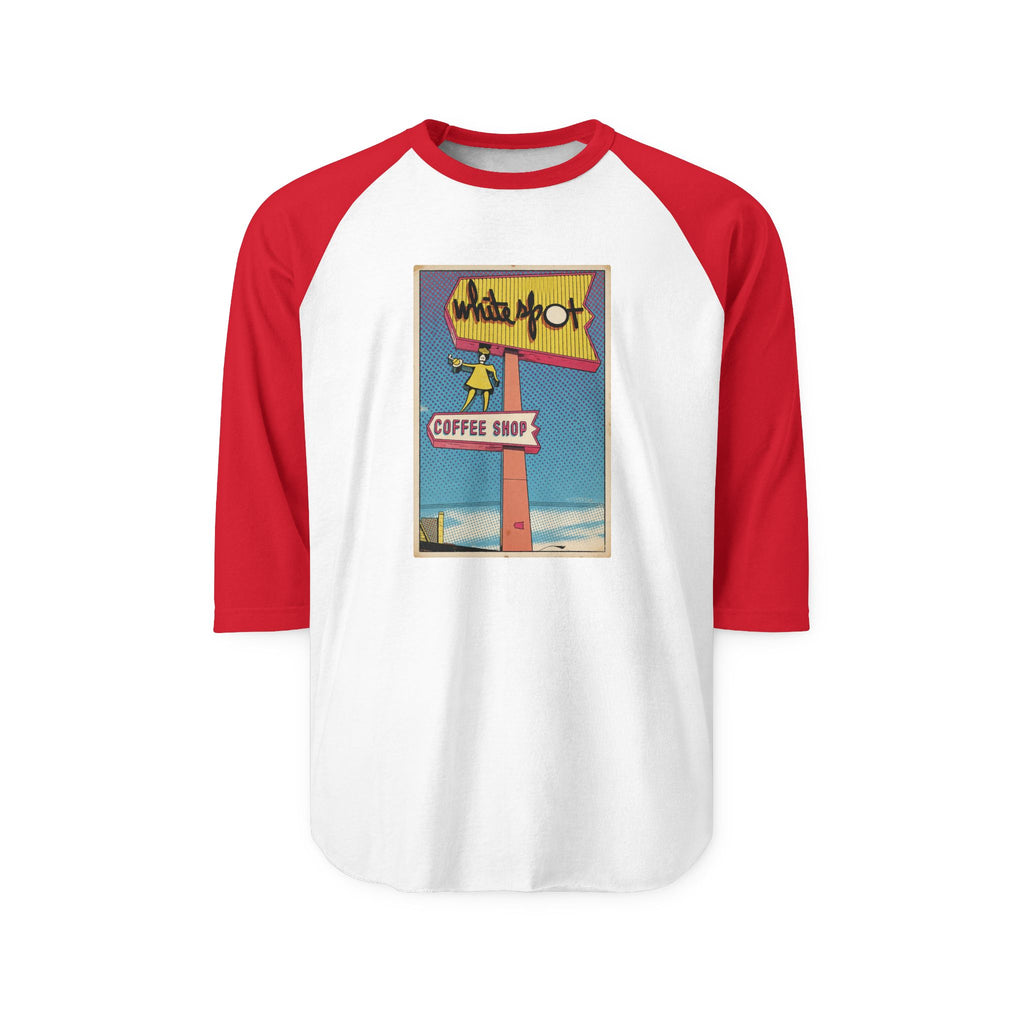 WHITE SPOT SIGN | Retro Baseball Tee
