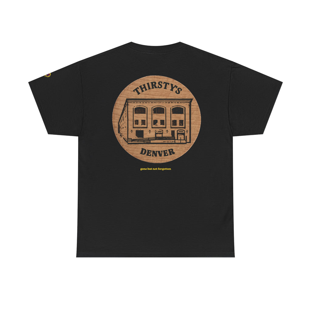 THIRSTY'S token - vintage Denver gear