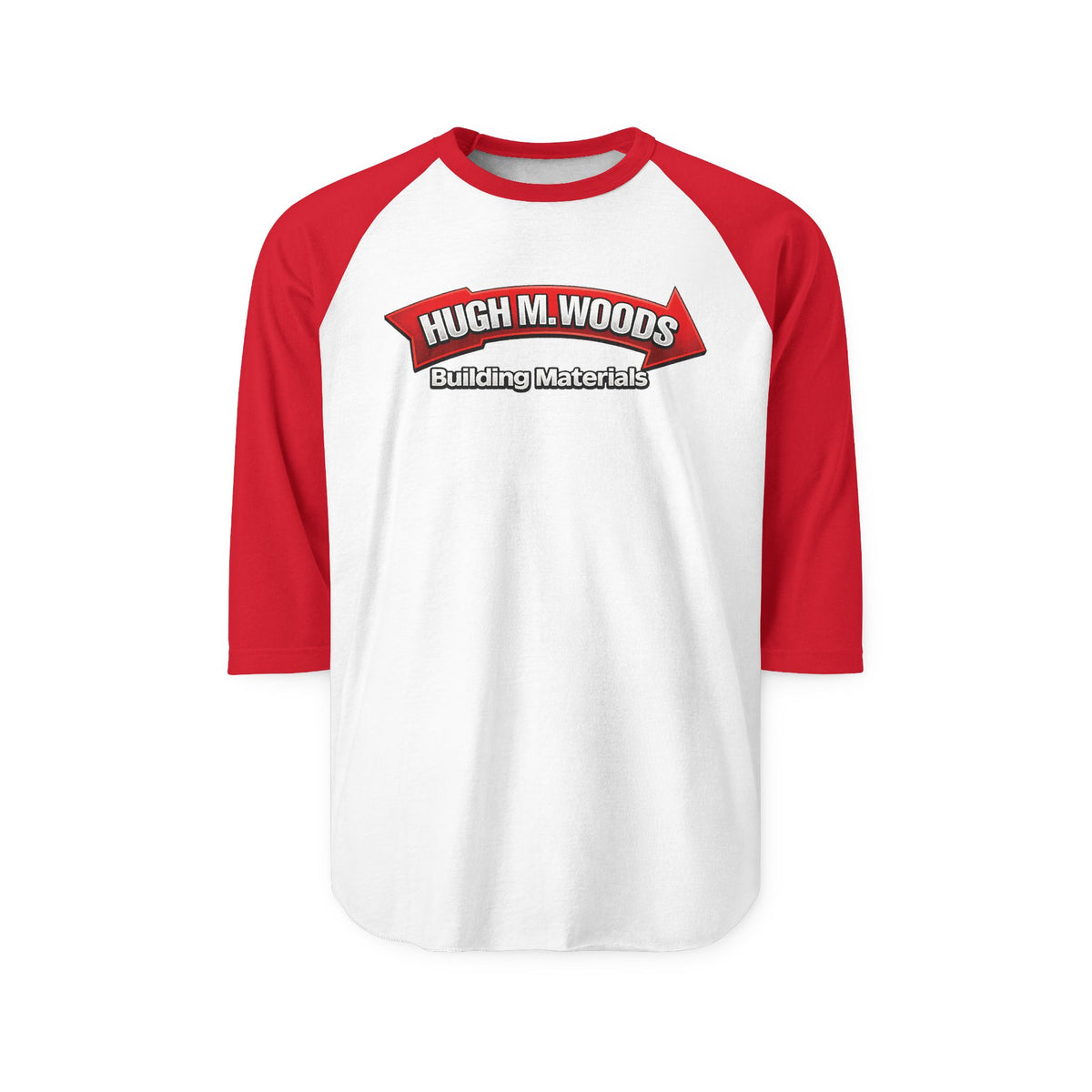 HUGH M WOODS | Retro Baseball Tee