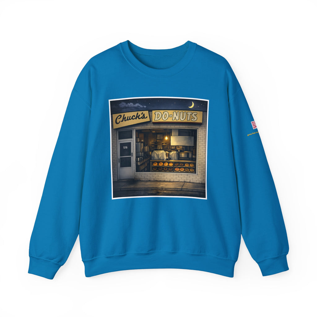 Chuck's Donuts nightscene | Native303 Sweatshirt
