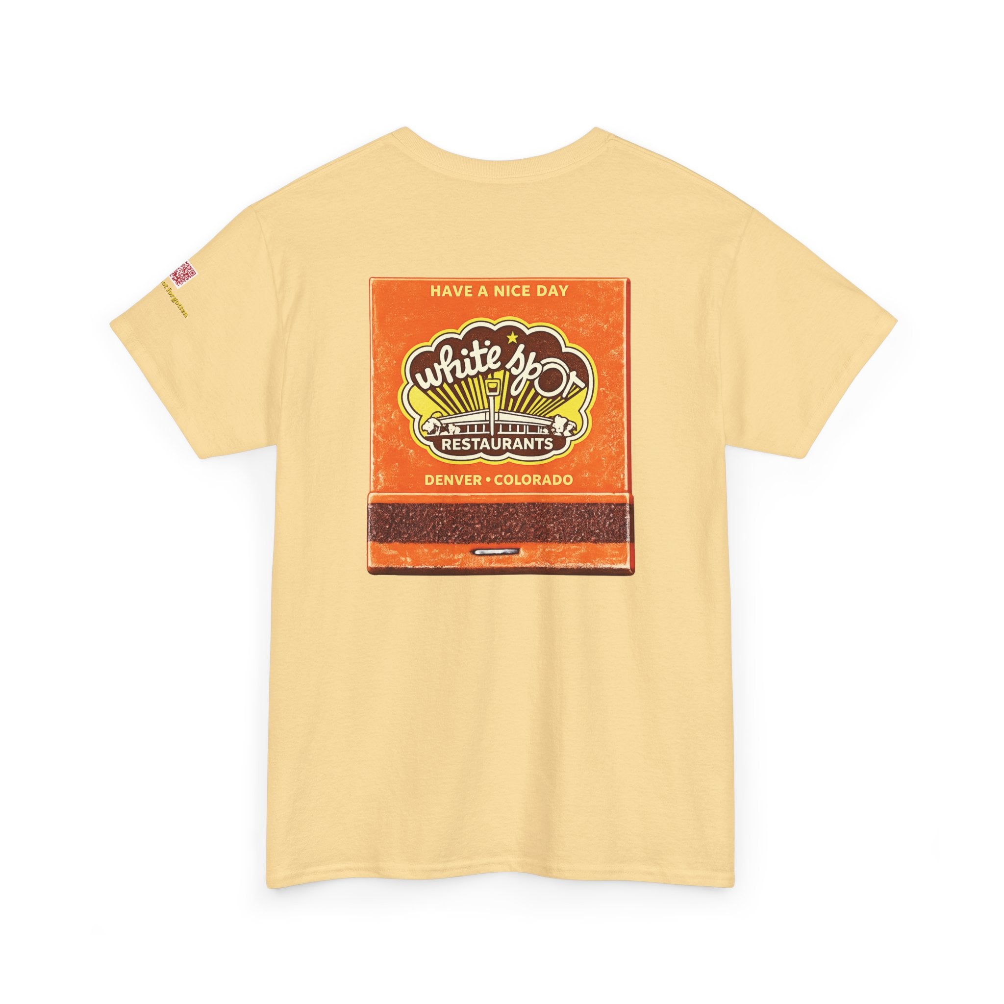 WHITE SPOT matchbook- Wear Colorado's Greatest Hits