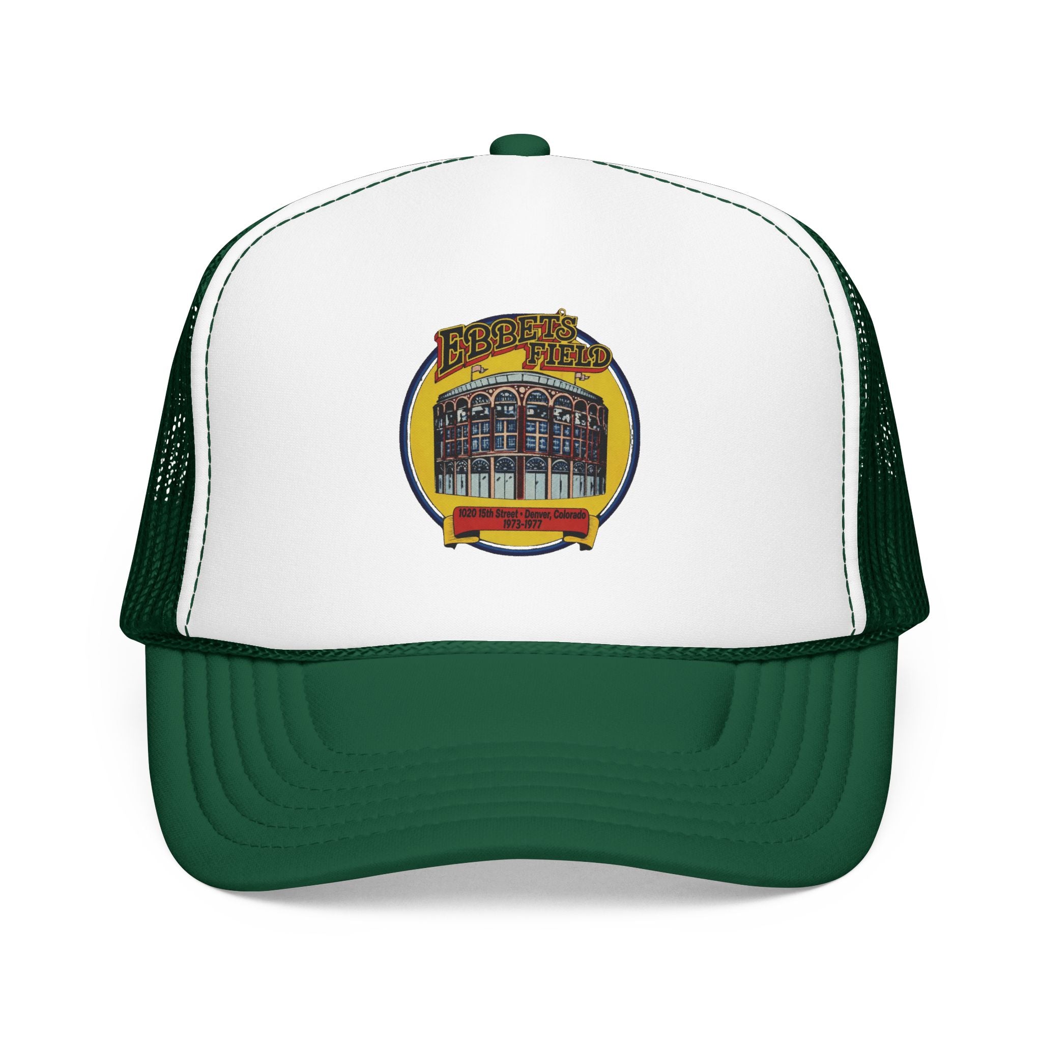 Ebbet's Field Trucker Hat — Vintage Sailboat Foam Cap