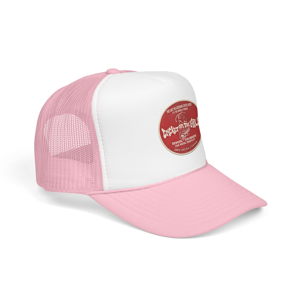 Cricket on the Hill Trucker Hat — Vintage Sailboat Foam Cap
