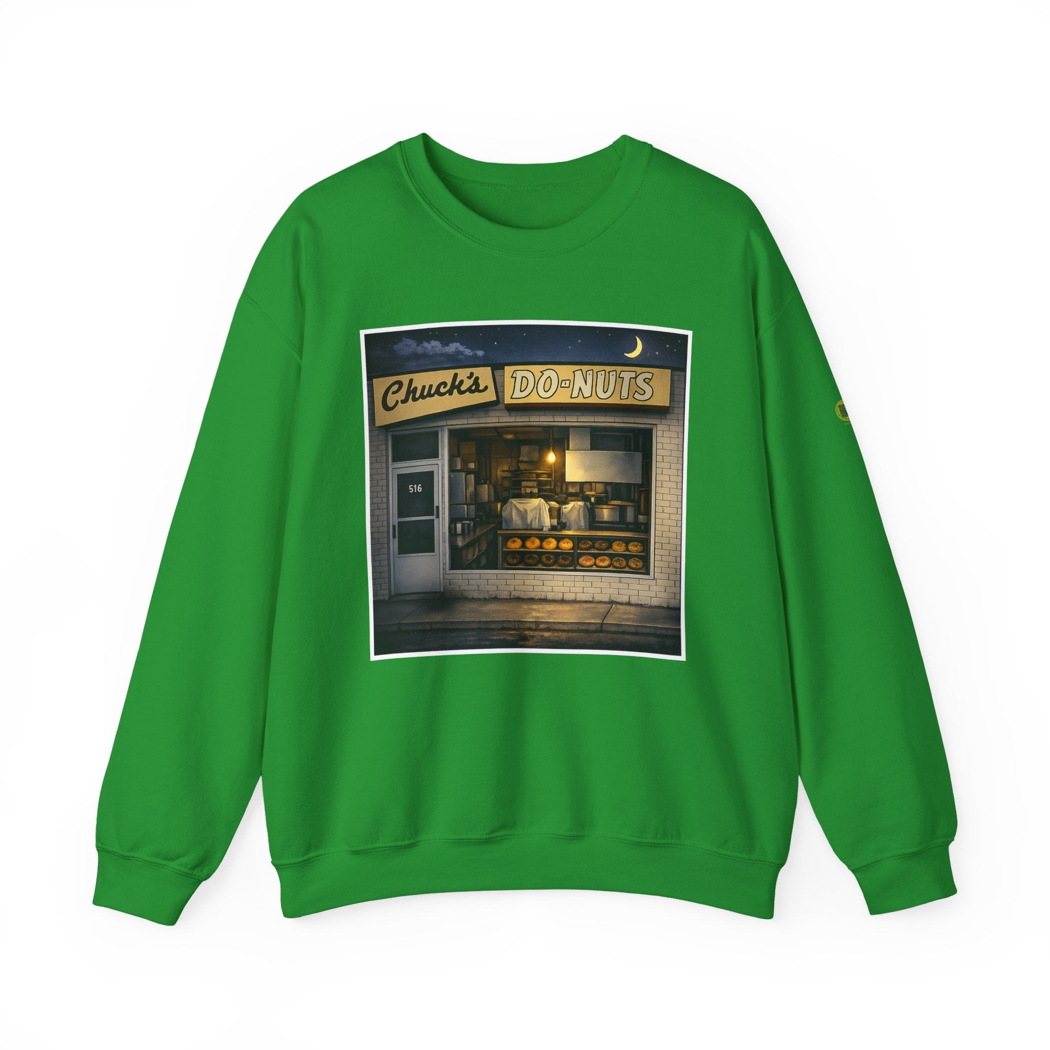 Chuck's Donuts nightscene | Native303 Sweatshirt