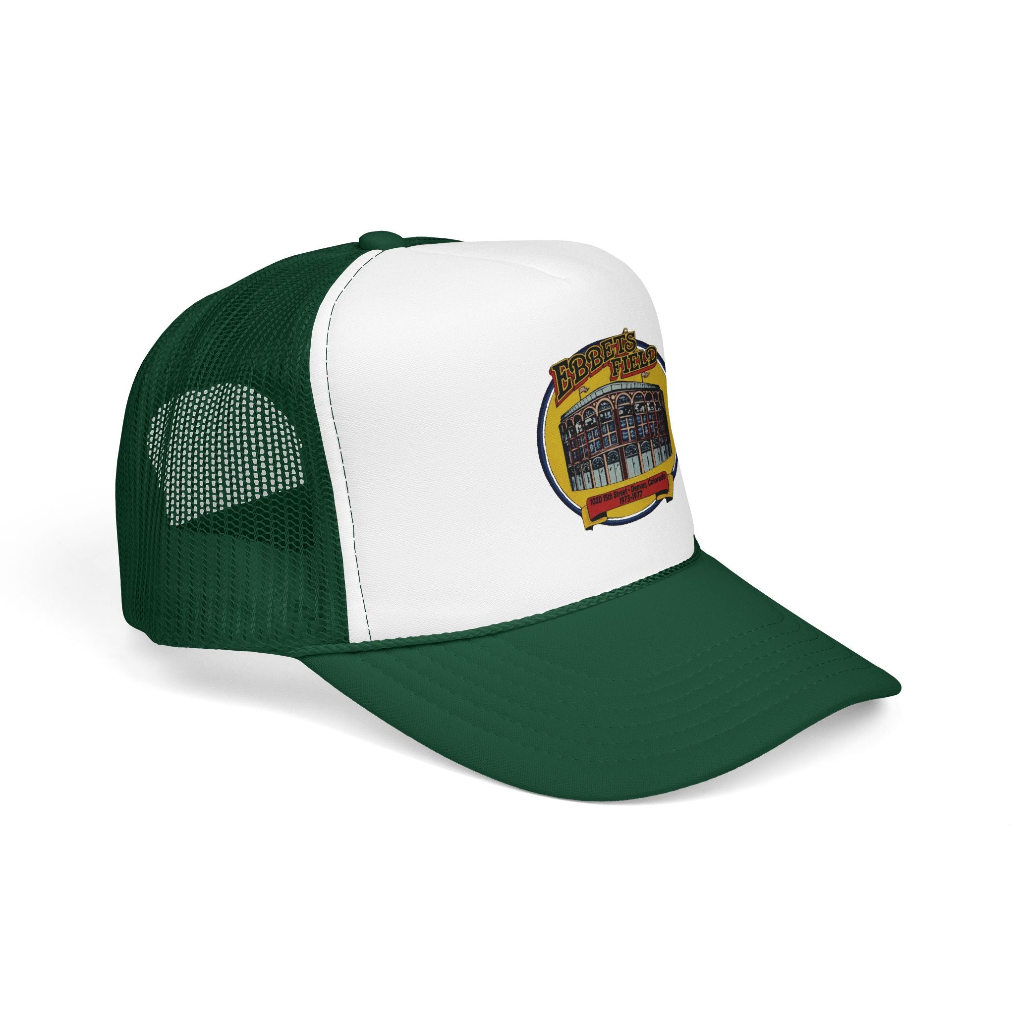 Ebbet's Field Trucker Hat — Vintage Sailboat Foam Cap
