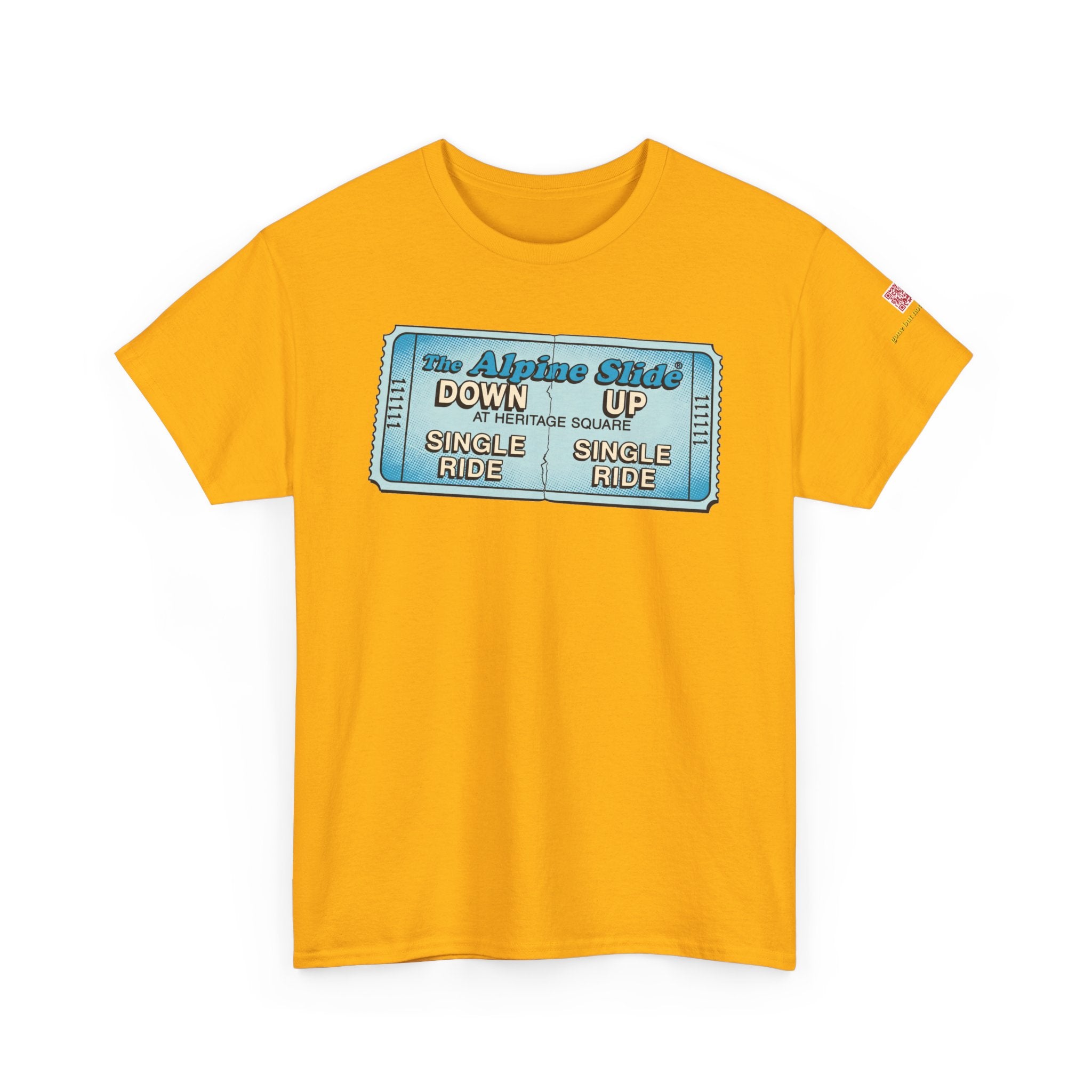 Alpine Slide comic style design- vintage Denver gear