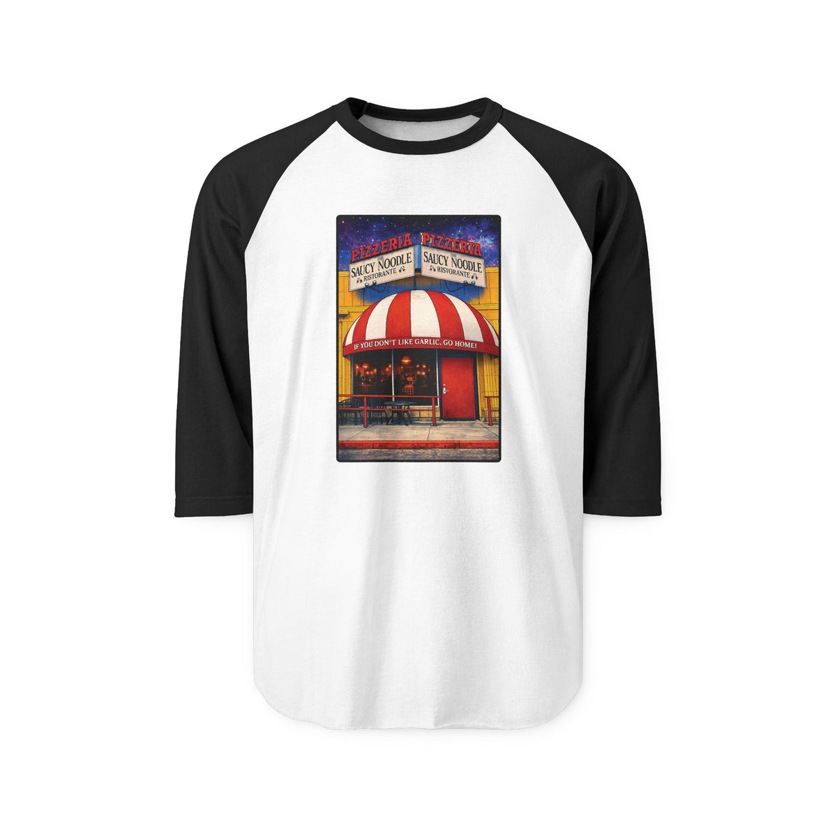 SAUCY NOODLE | Retro Baseball Tee