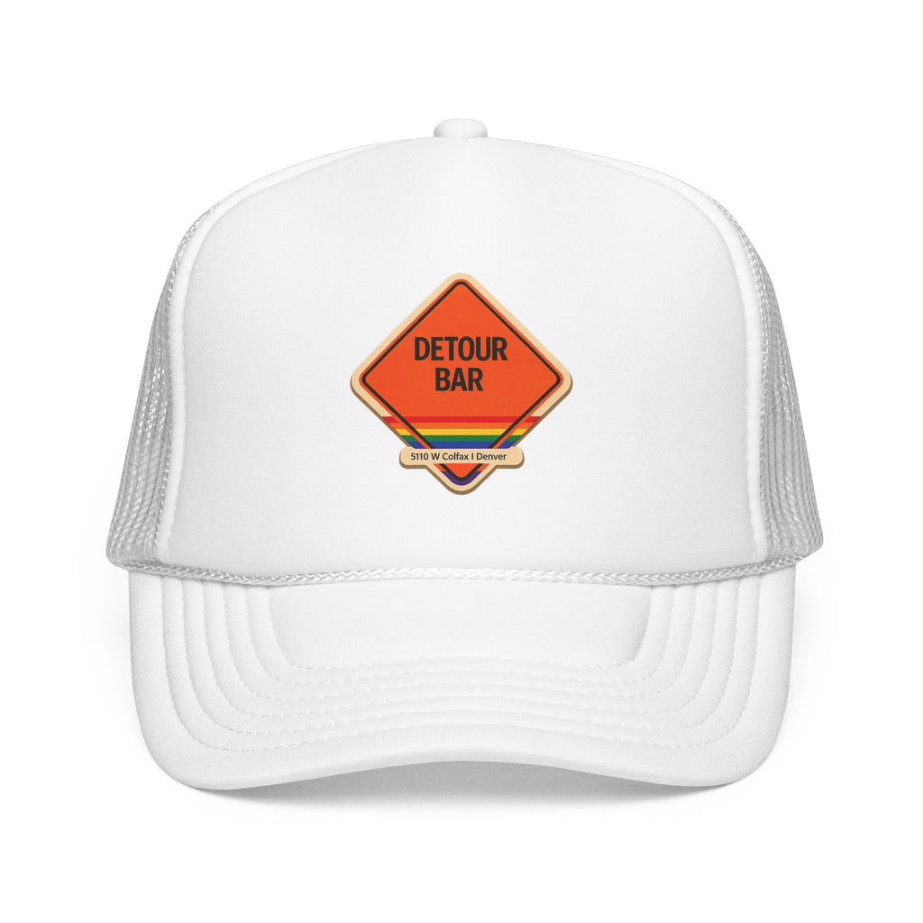 Detour Bar Trucker Hat — Vintage Sailboat Foam Cap