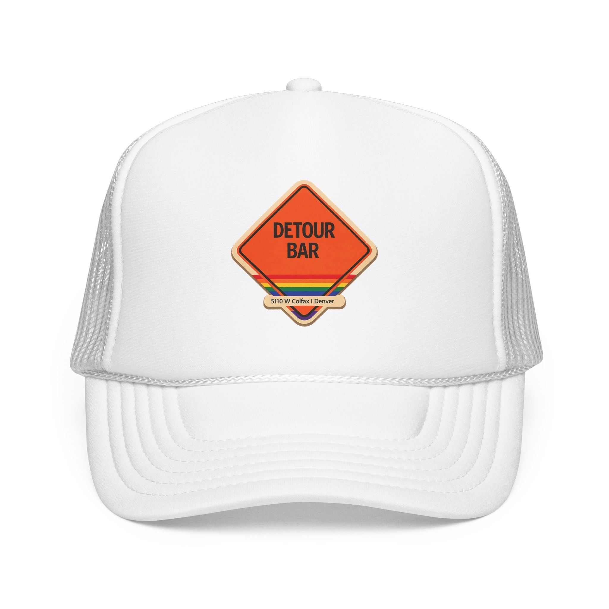 Detour Bar Trucker Hat — Vintage Sailboat Foam Cap