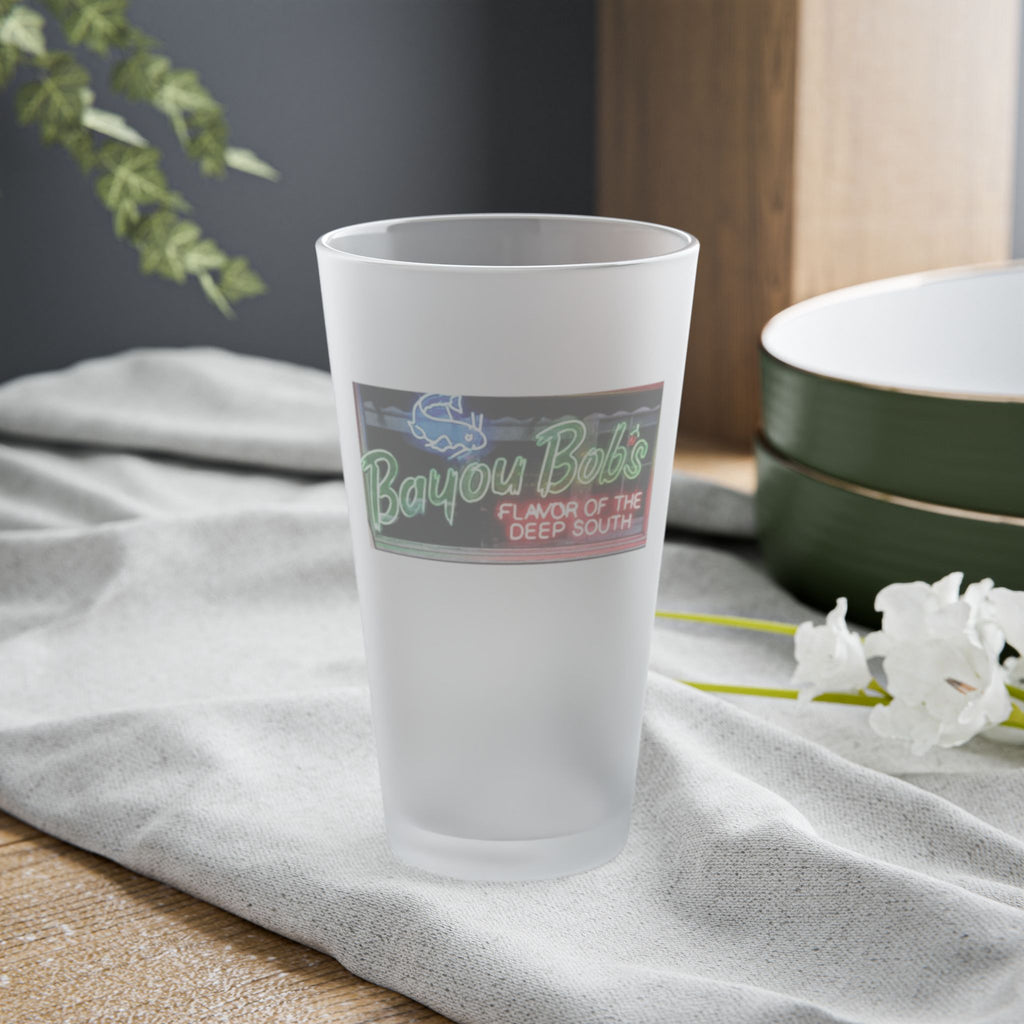 BAYOU BOB'S | Frosted Pint Glass 16oz