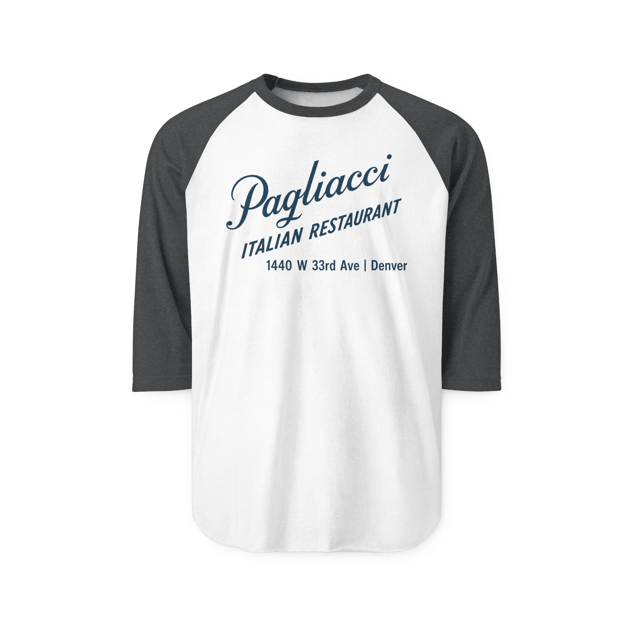 PAGLIACCI Italian restaurant - Baseball Shirt