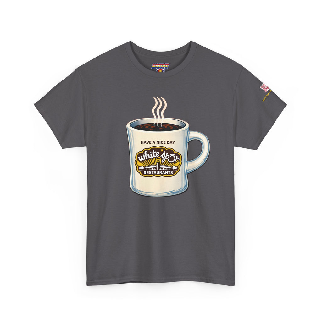 White Spot Mug - vintage Denver gear