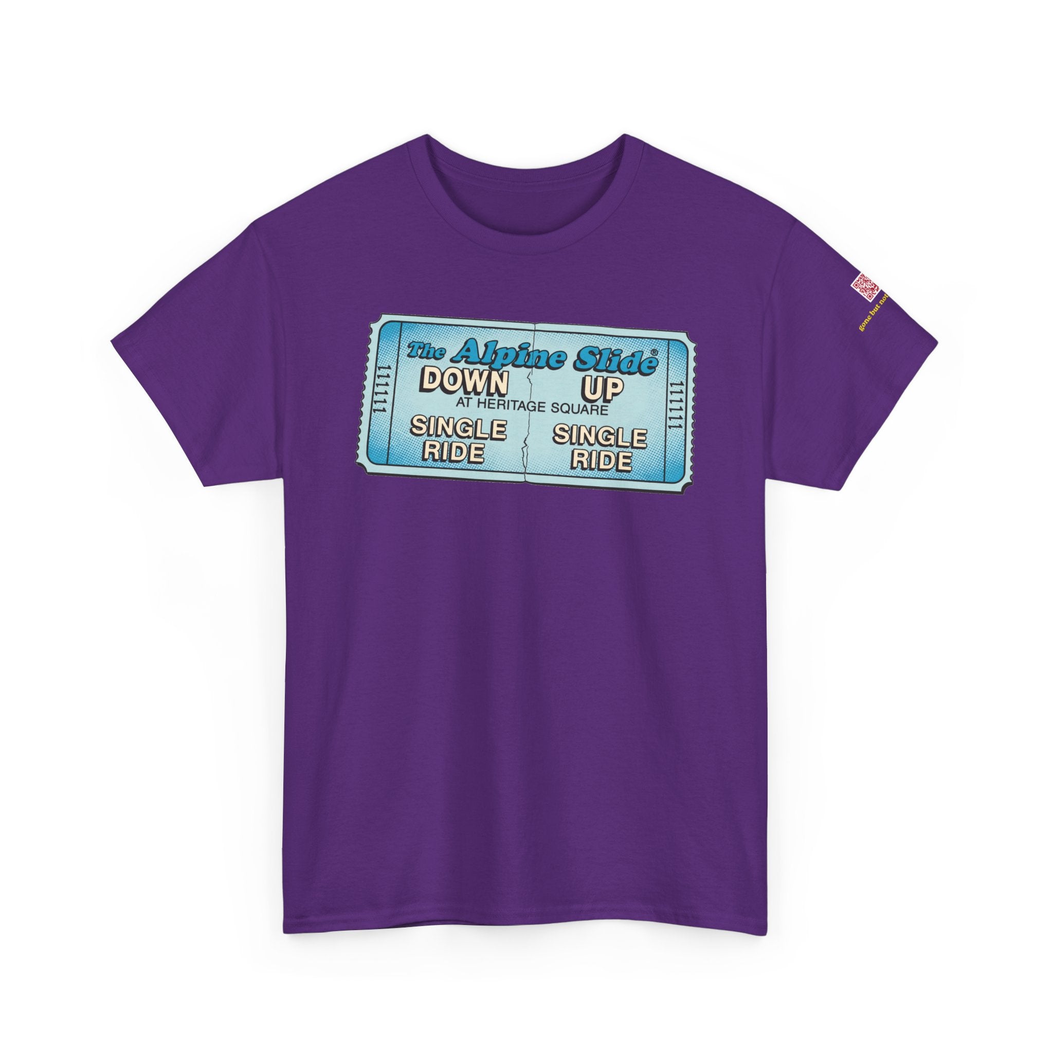 Alpine Slide comic style design- vintage Denver gear