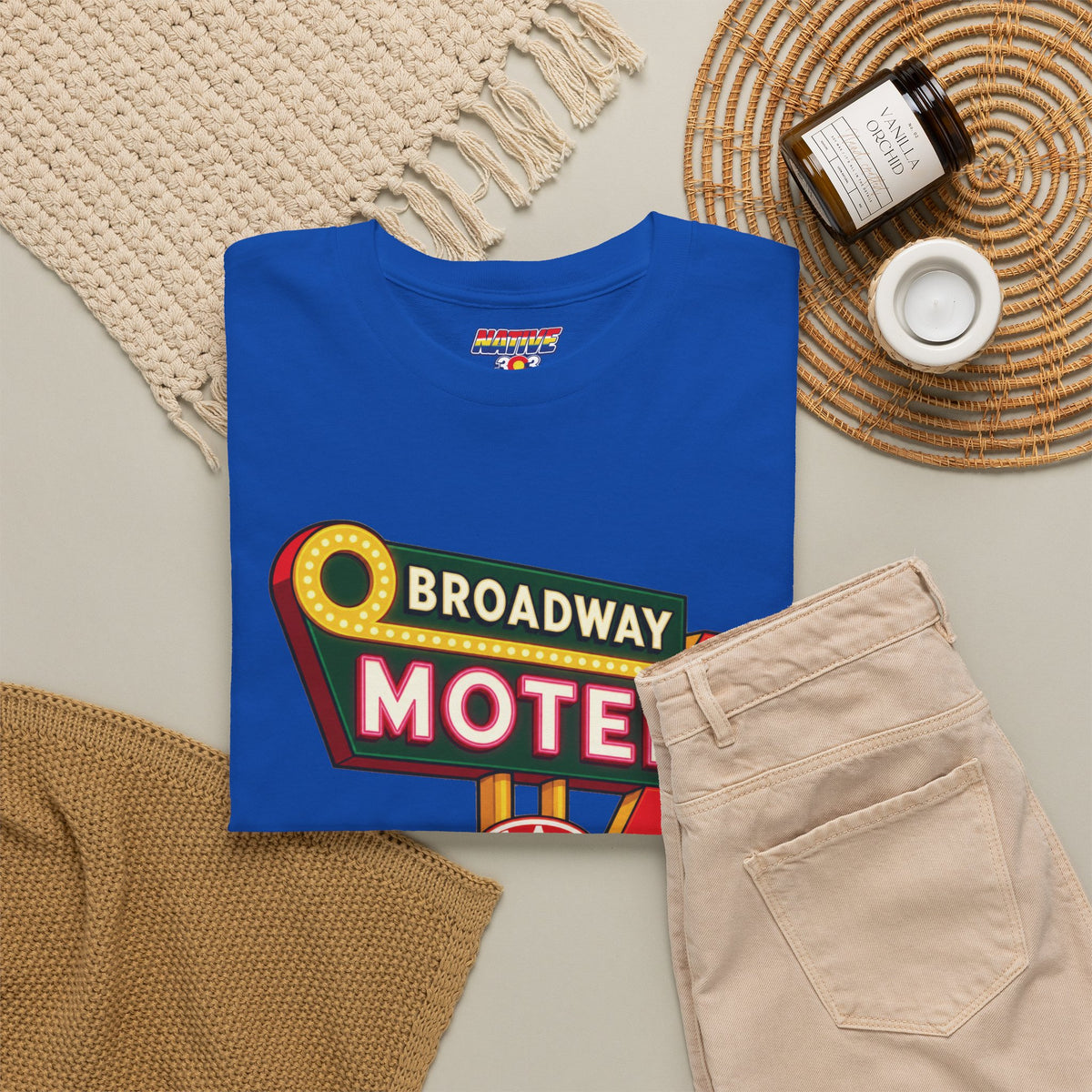 Broadway Motel sign - vintage Denver gear