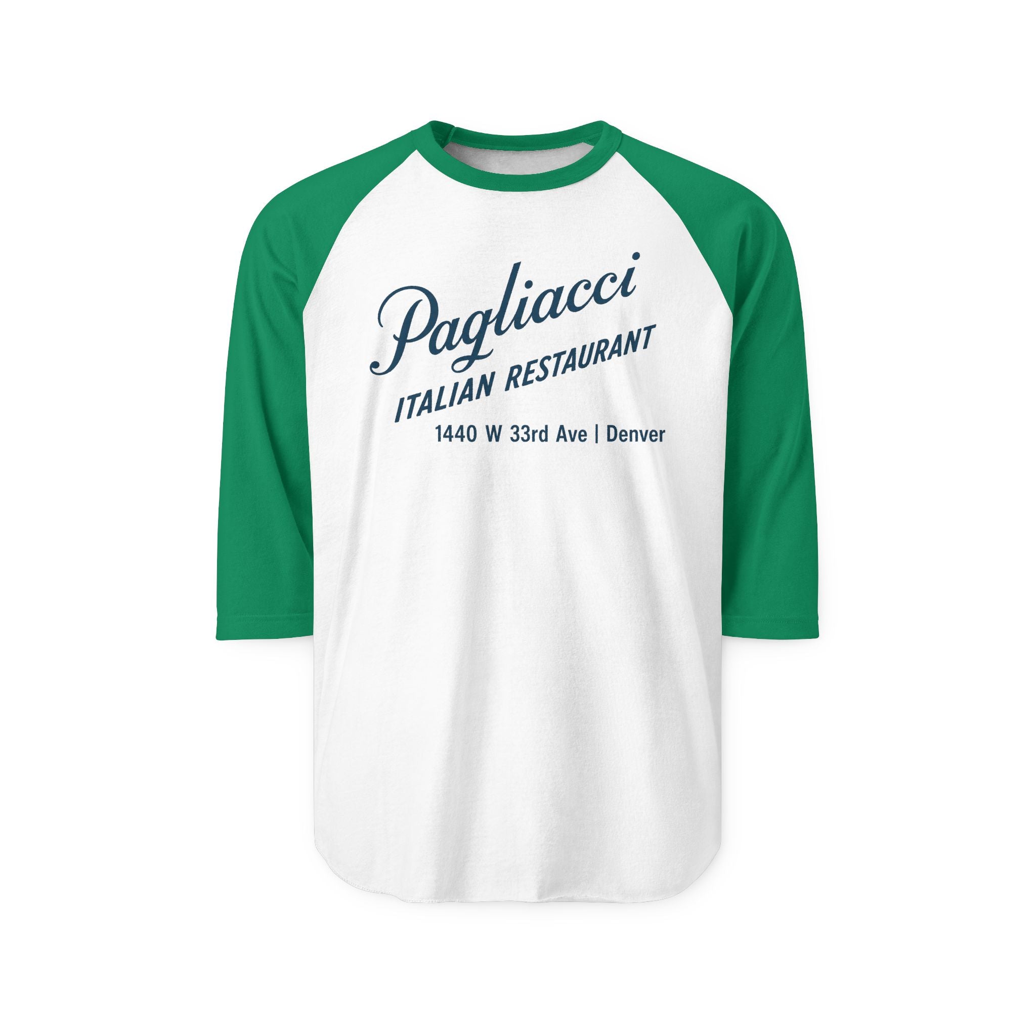 PAGLIACCI Italian restaurant - Baseball Shirt