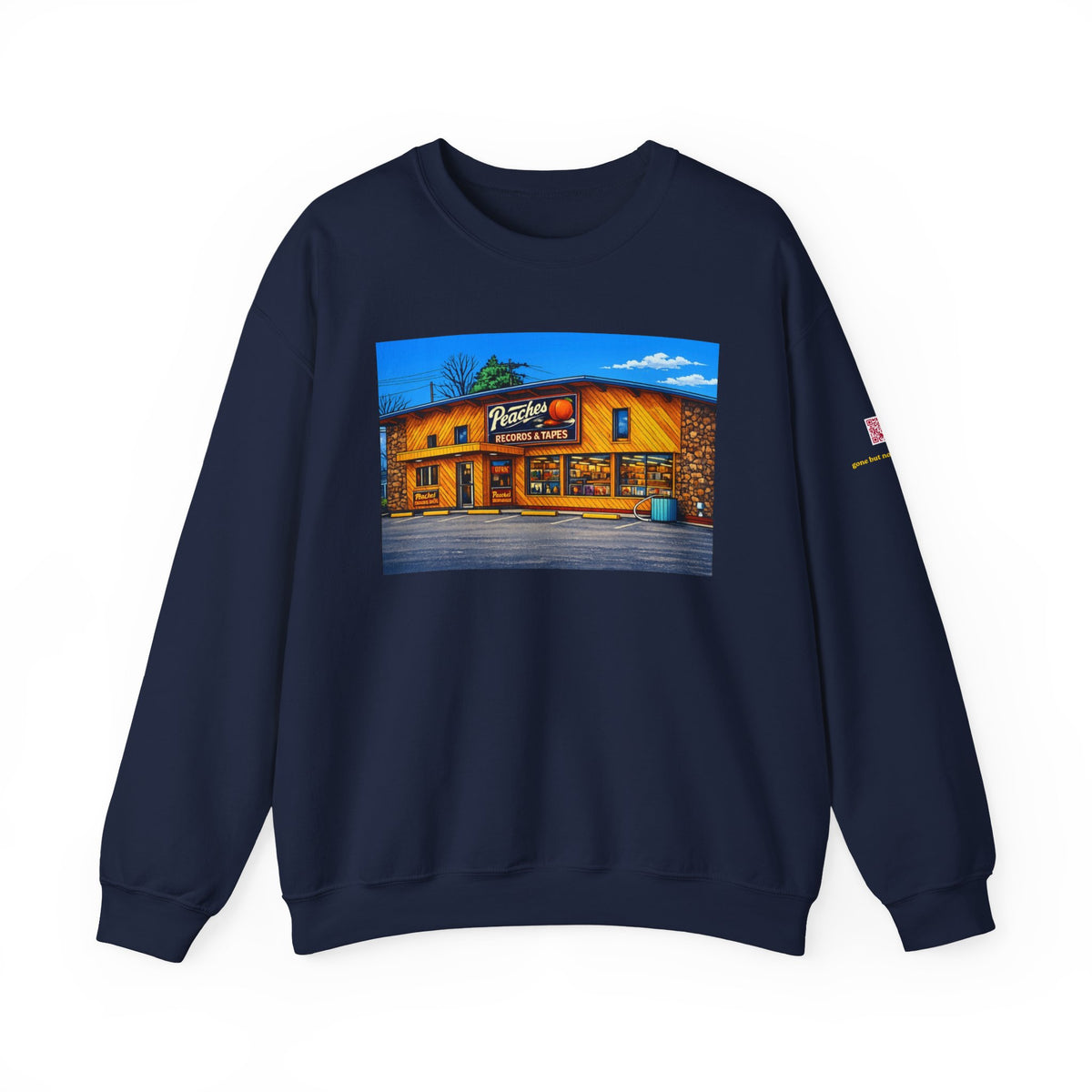Peaches Records and Tapes (comic style)| Native303 Sweatshirt