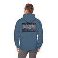 Bonnie Brae Tavern psychedelic nightscene | Unisex Heavy Blend™ Hooded Sweatshirt
