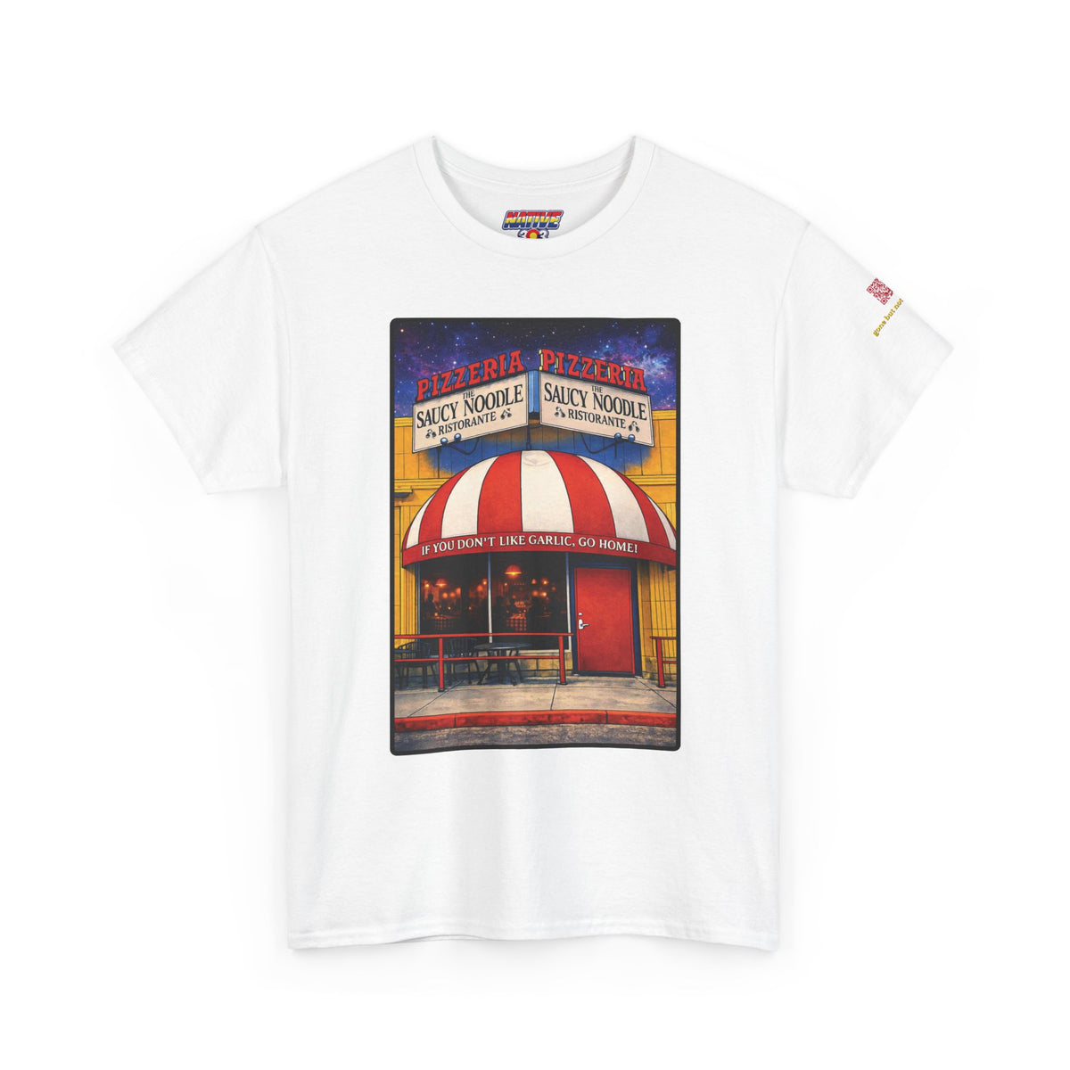 The Saucy Noodle - Garlic - vintage Denver gear